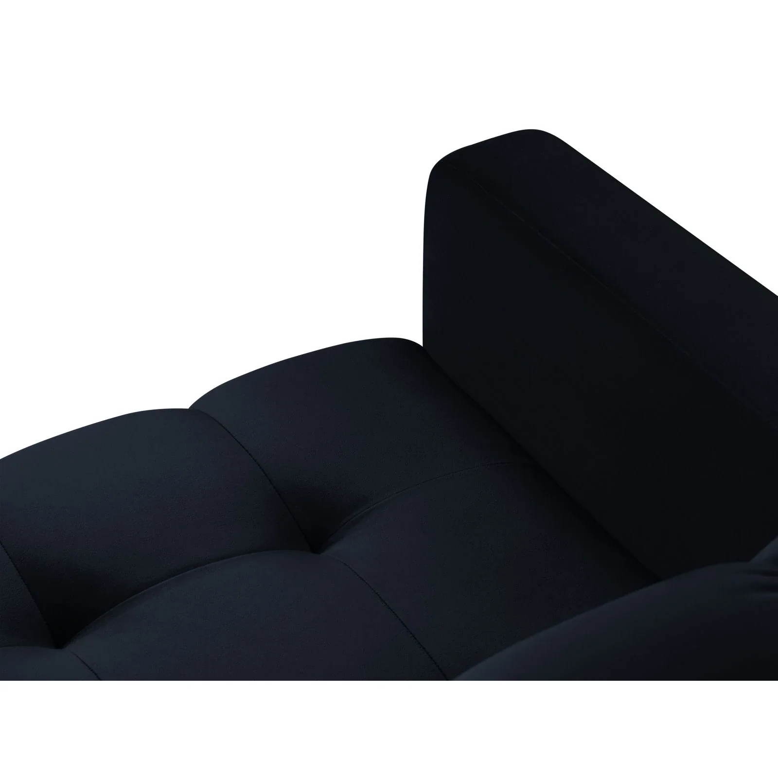 Mamaia 5-Sitzer Ecksofa symmetrisch, Beine Goldmetall, mit Bezug aus Samt oder Strukturstoff, 256x256 cm - Image 142