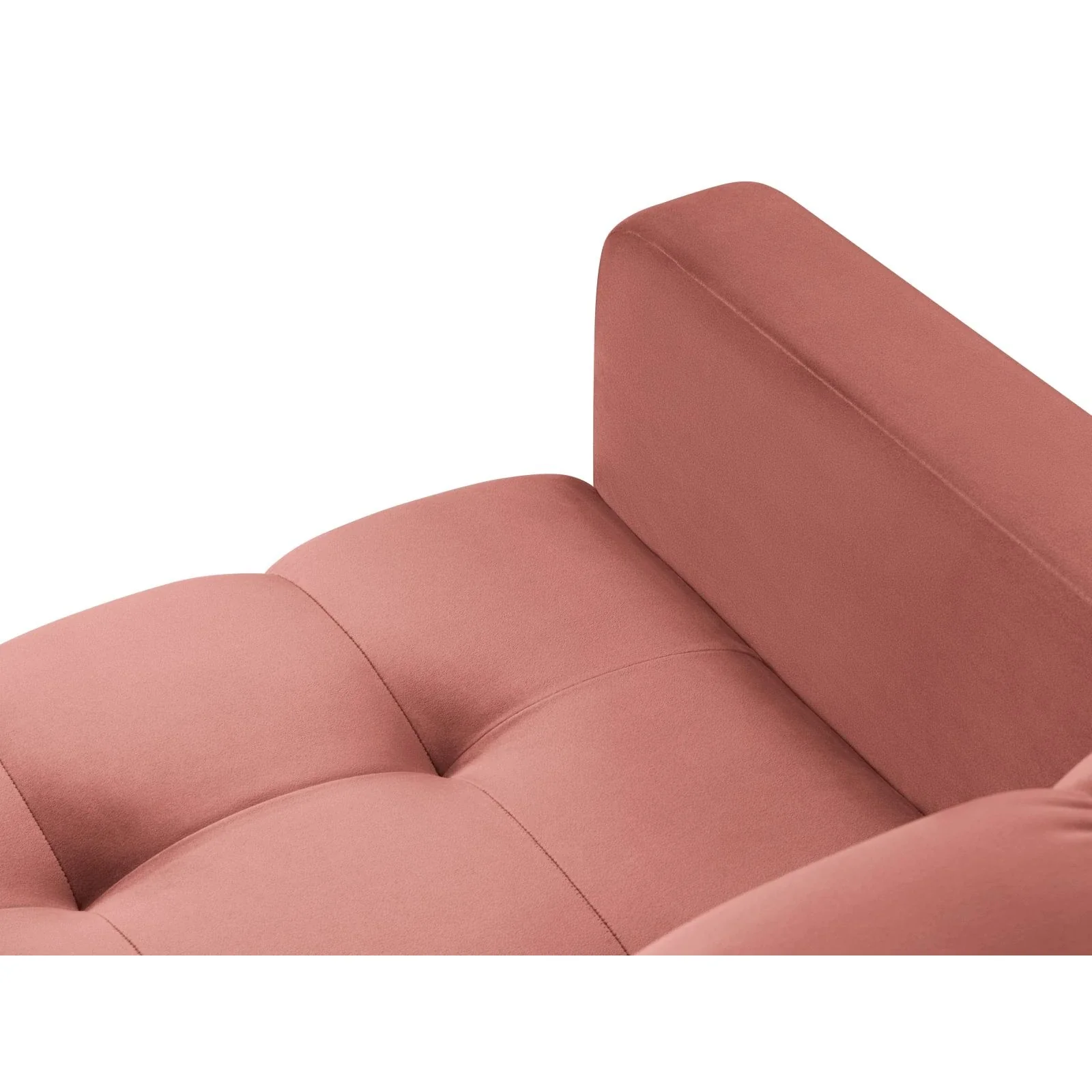 Mamaia 5-Sitzer Ecksofa symmetrisch, Metallbeine Schwarz, mit Bezug aus Samt oder Strukturstoff, 256x256 cm - Image 102