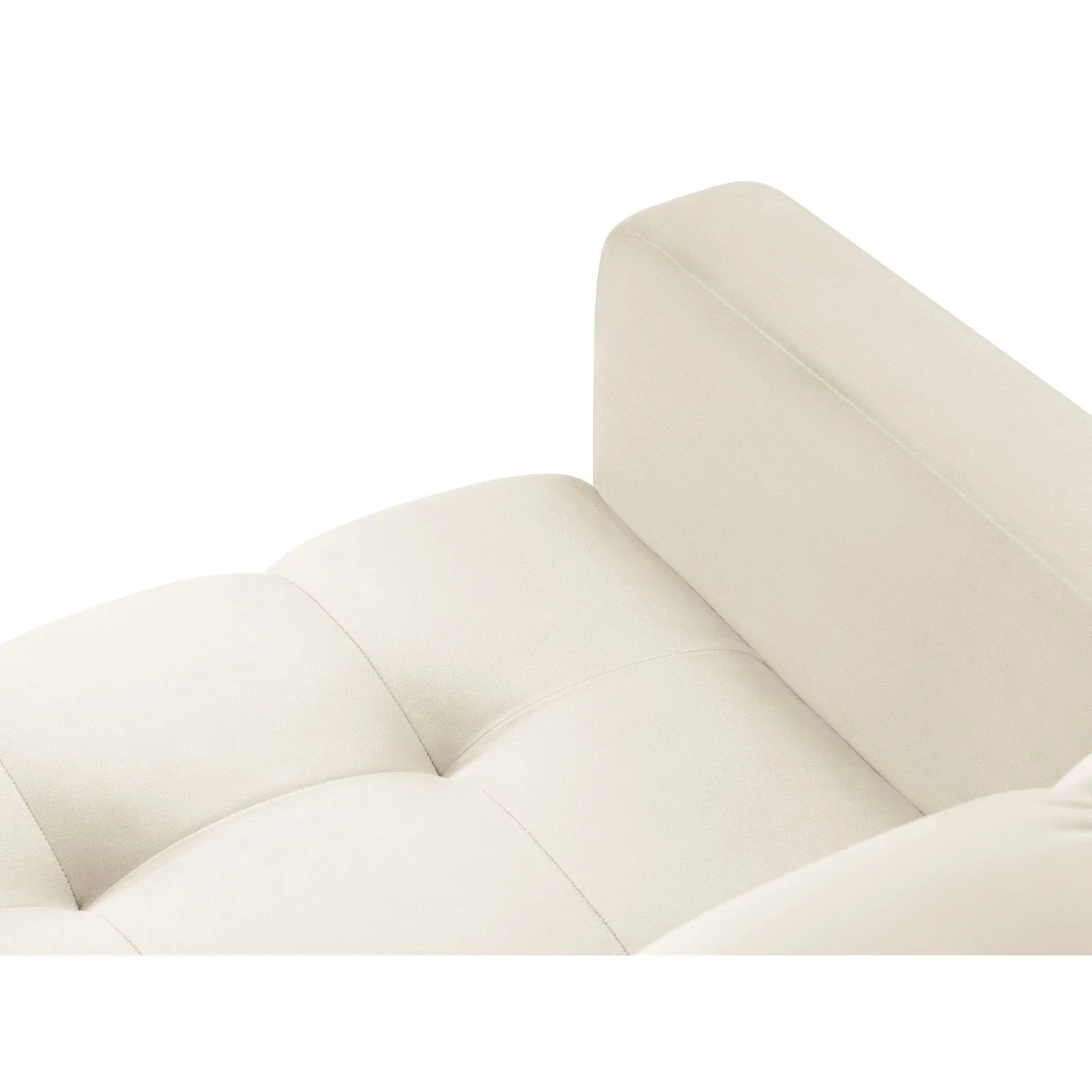 Mamaia 5-Sitzer Ecksofa symmetrisch, Metallbeine Schwarz, mit Bezug aus Samt oder Strukturstoff, 256x256 cm - Image 46