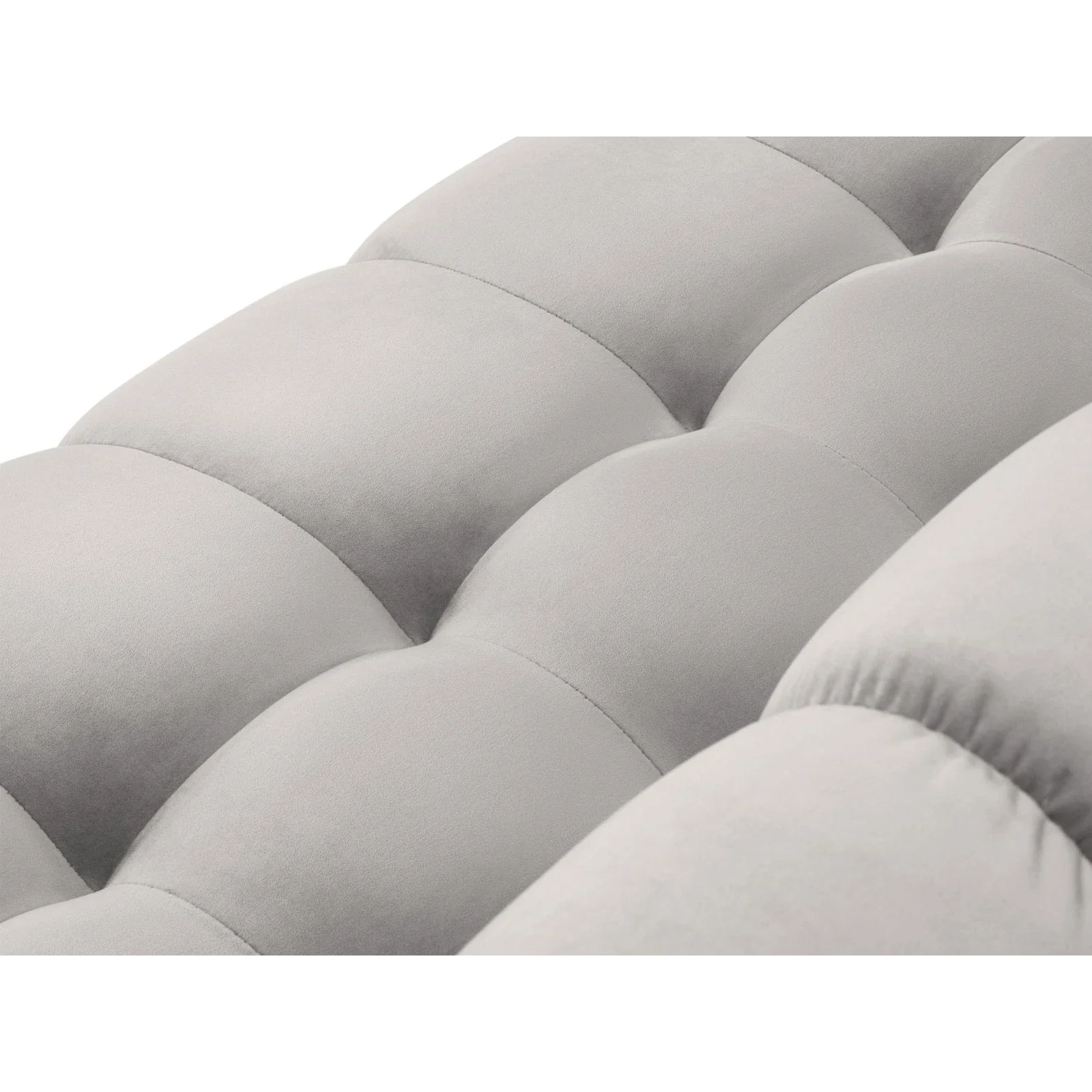 Mamaia 5-Sitzer Ecksofa symmetrisch, Metallbeine Schwarz, mit Bezug aus Samt oder Strukturstoff, 256x256 cm - Image 55