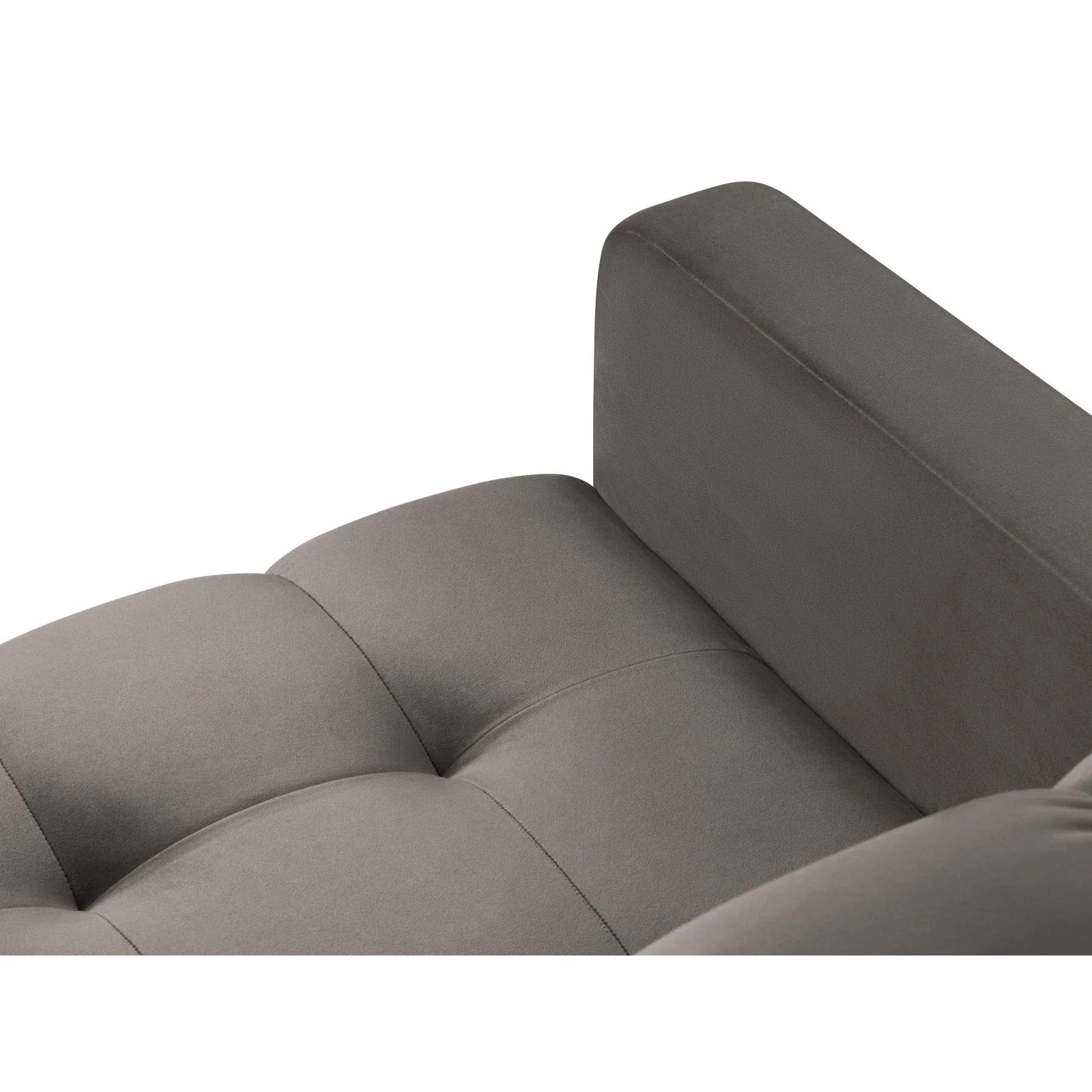Mamaia 5-Sitzer Ecksofa symmetrisch, Metallbeine Schwarz, mit Bezug aus Samt oder Strukturstoff, 256x256 cm - Image 62
