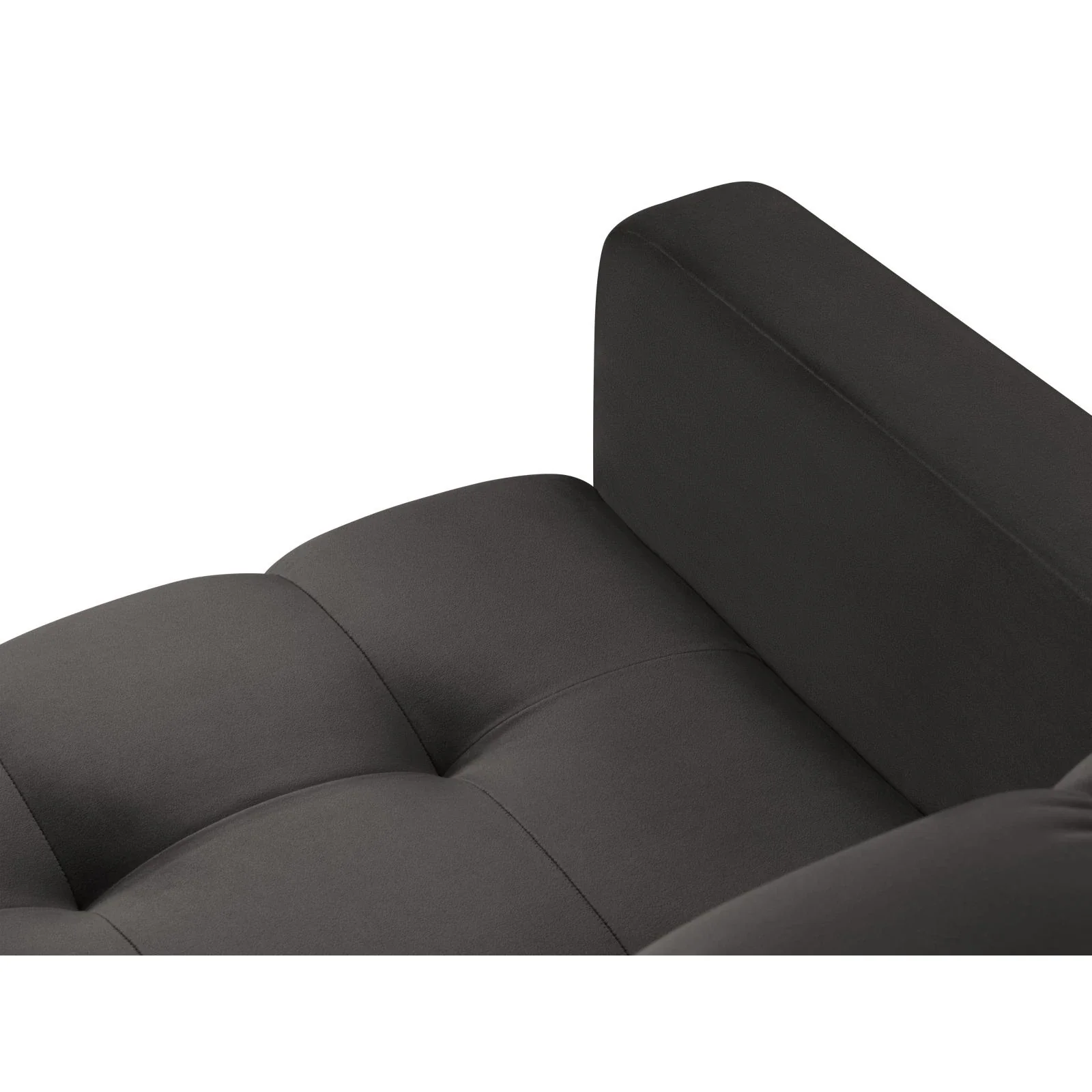 Mamaia 5-Sitzer Ecksofa symmetrisch, Metallbeine Schwarz, mit Bezug aus Samt oder Strukturstoff, 256x256 cm - Image 70