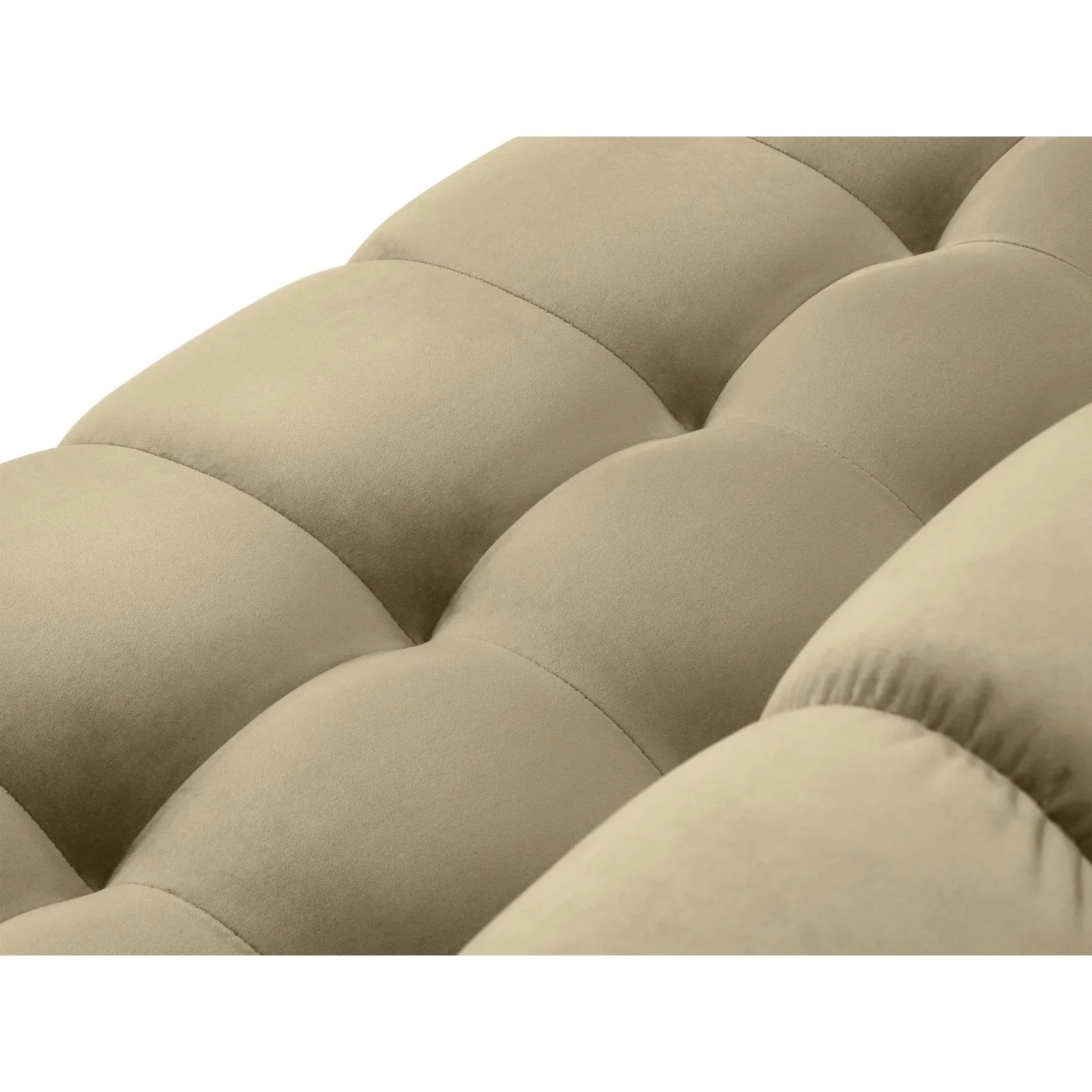 Mamaia 6-Sitzer Panorama-Sofa symmetrisch, Beine Goldmetall, mit Bezug aus Samt oder Strukturstoff, 383x185 cm - Image 87