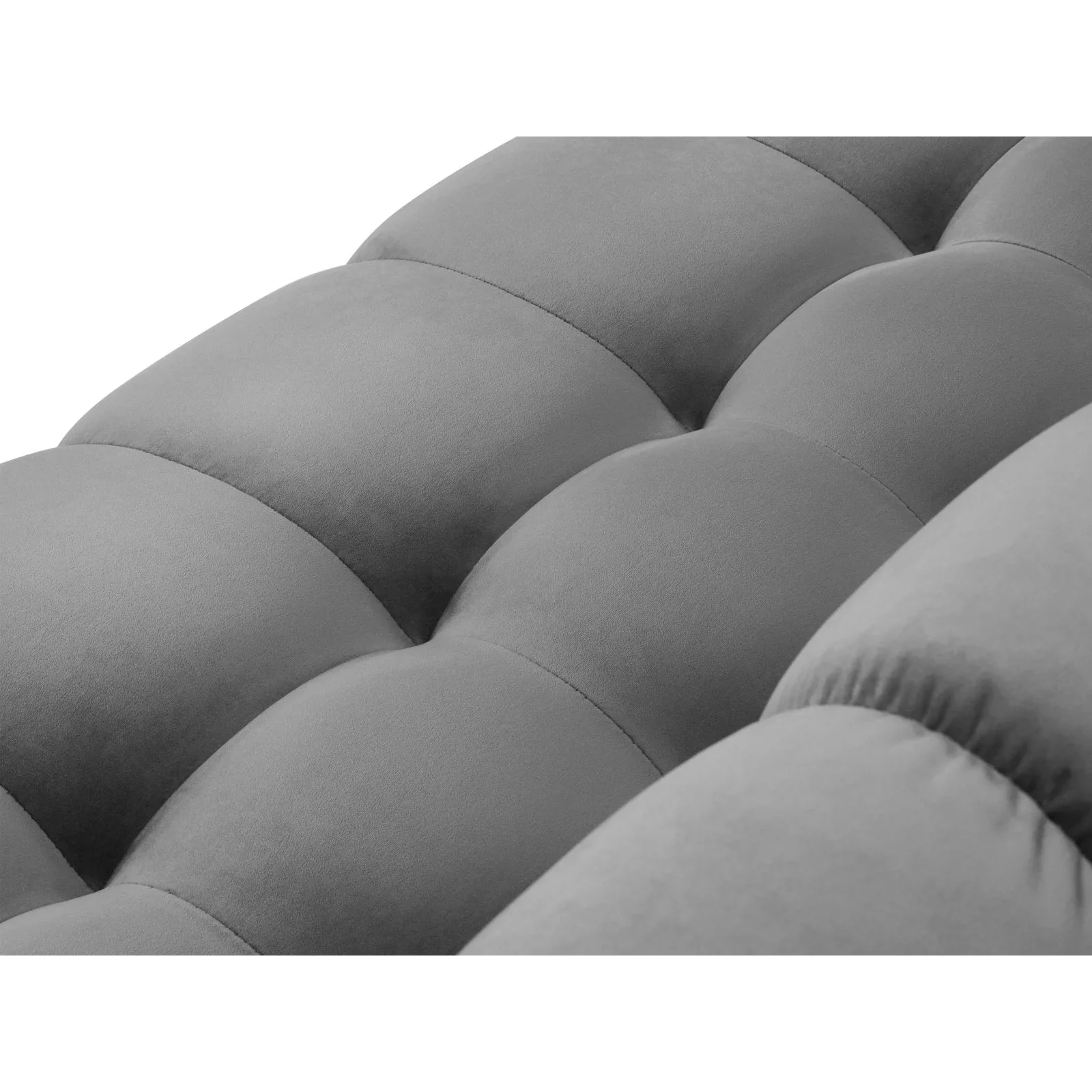 Mamaia 6-Sitzer Panorama-Sofa symmetrisch, Metallbeine Schwarz, mit Bezug aus Samt oder Strukturstoff, 383x185 cm - Image 63