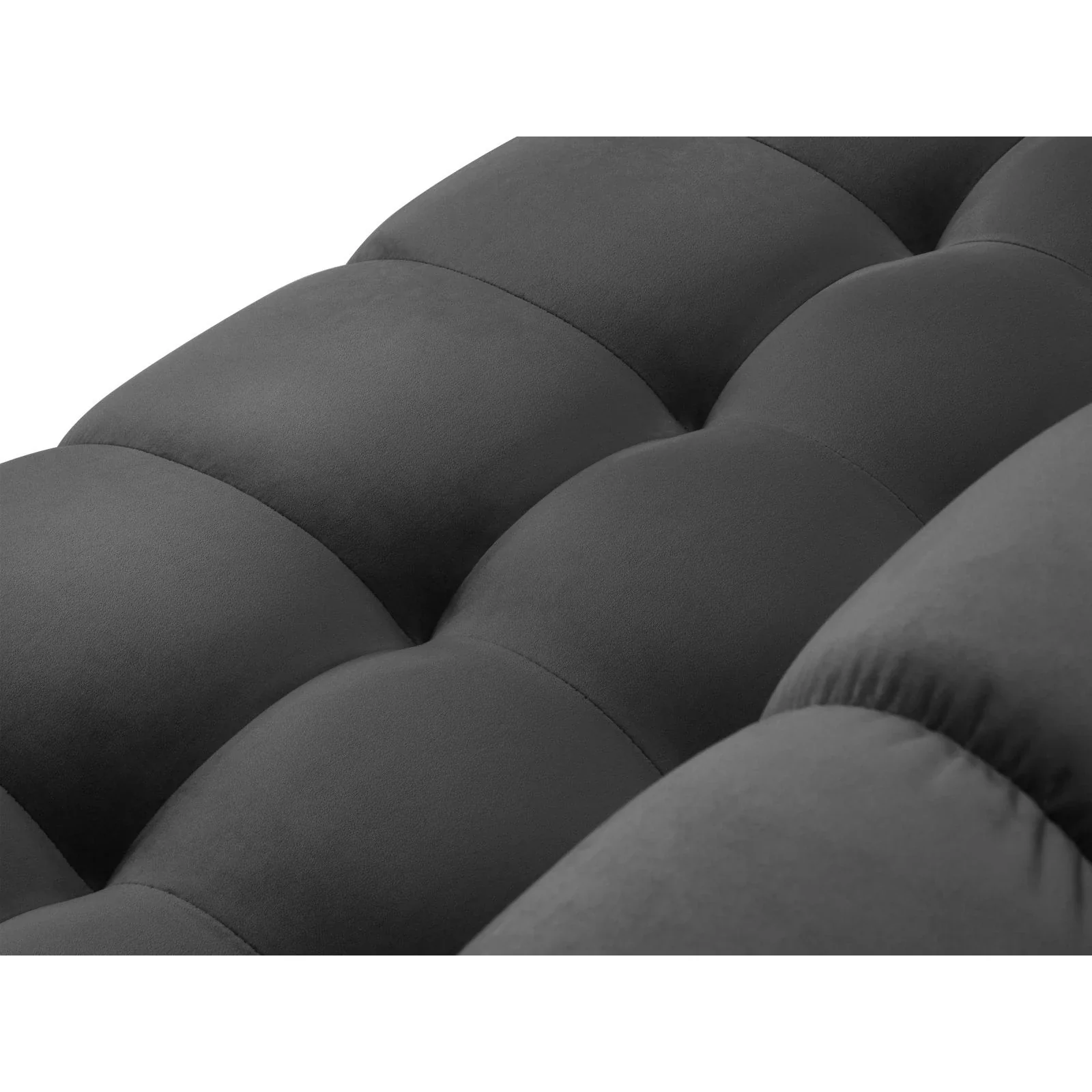 Mamaia 6-Sitzer Panorama-Sofa symmetrisch, Metallbeine Schwarz, mit Bezug aus Samt oder Strukturstoff, 383x185 cm - Image 71