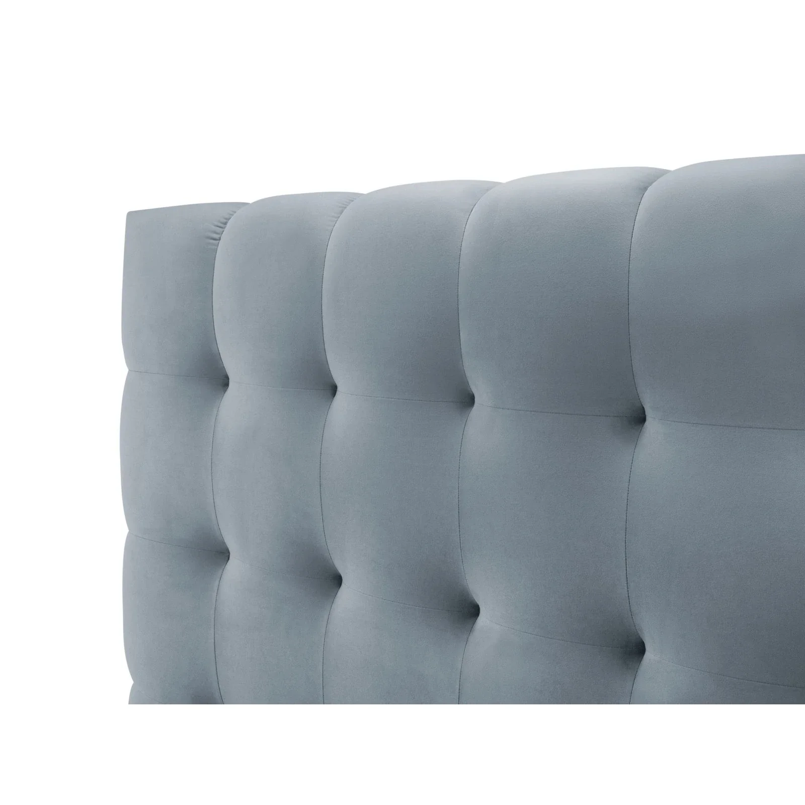 Mamaia Bett mit Stauraum und Doppelkopfteil in Samt oder Strukturstoff, 180x200 cm - Image 64