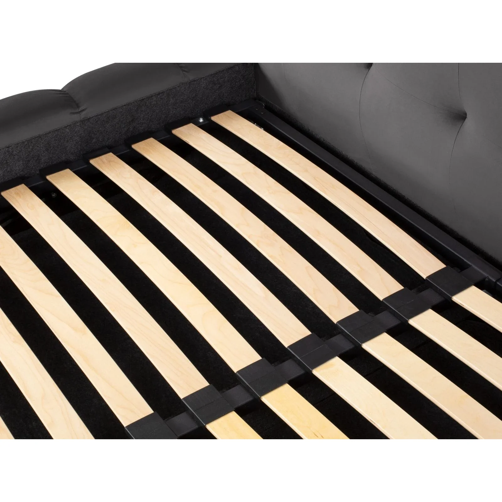 Mamaia Bett mit Stauraum und Doppelkopfteil in Samt oder Strukturstoff, 180x200 cm - Image 97