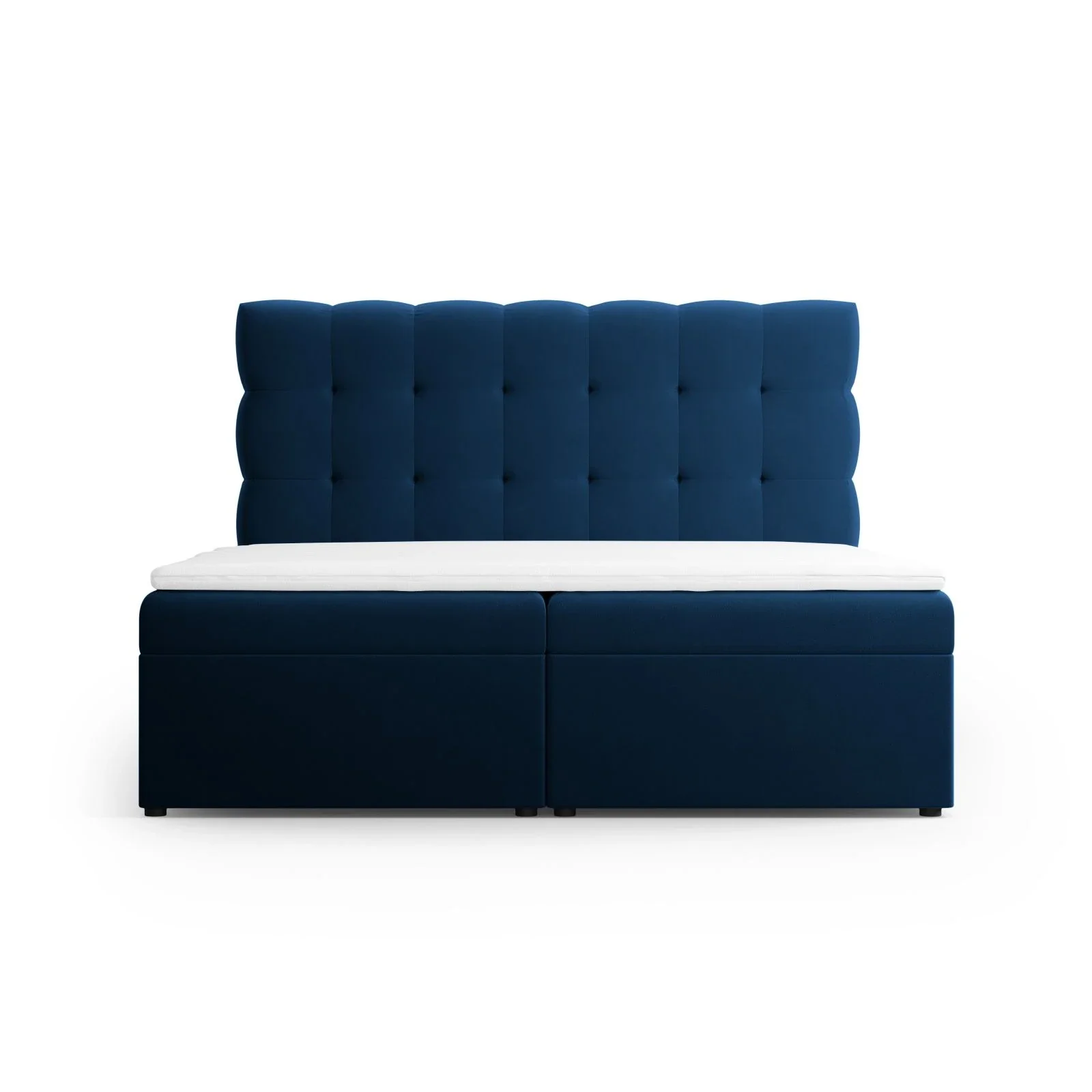 Mamaia Boxspringbett mit Stauraum und Kopfteil in Samt, 140x200 cm - Image 26