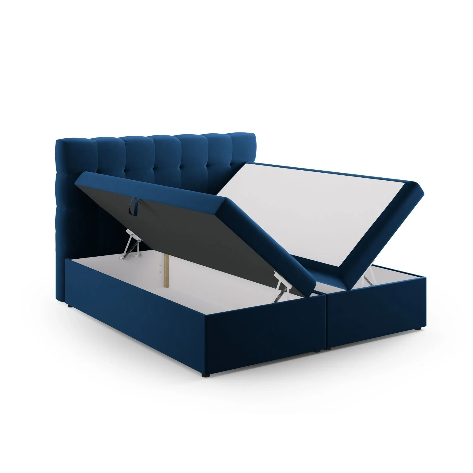 Mamaia Boxspringbett mit Stauraum und Kopfteil in Samt, 140x200 cm - Image 27