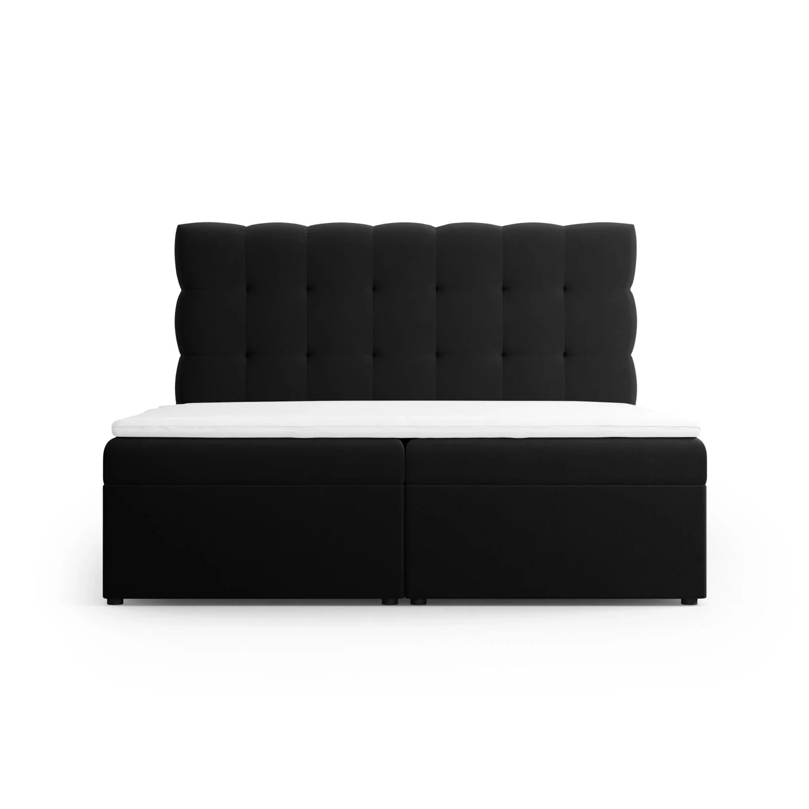 Mamaia Boxspringbett mit Stauraum und Kopfteil in Samt, 140x200 cm - Image 44