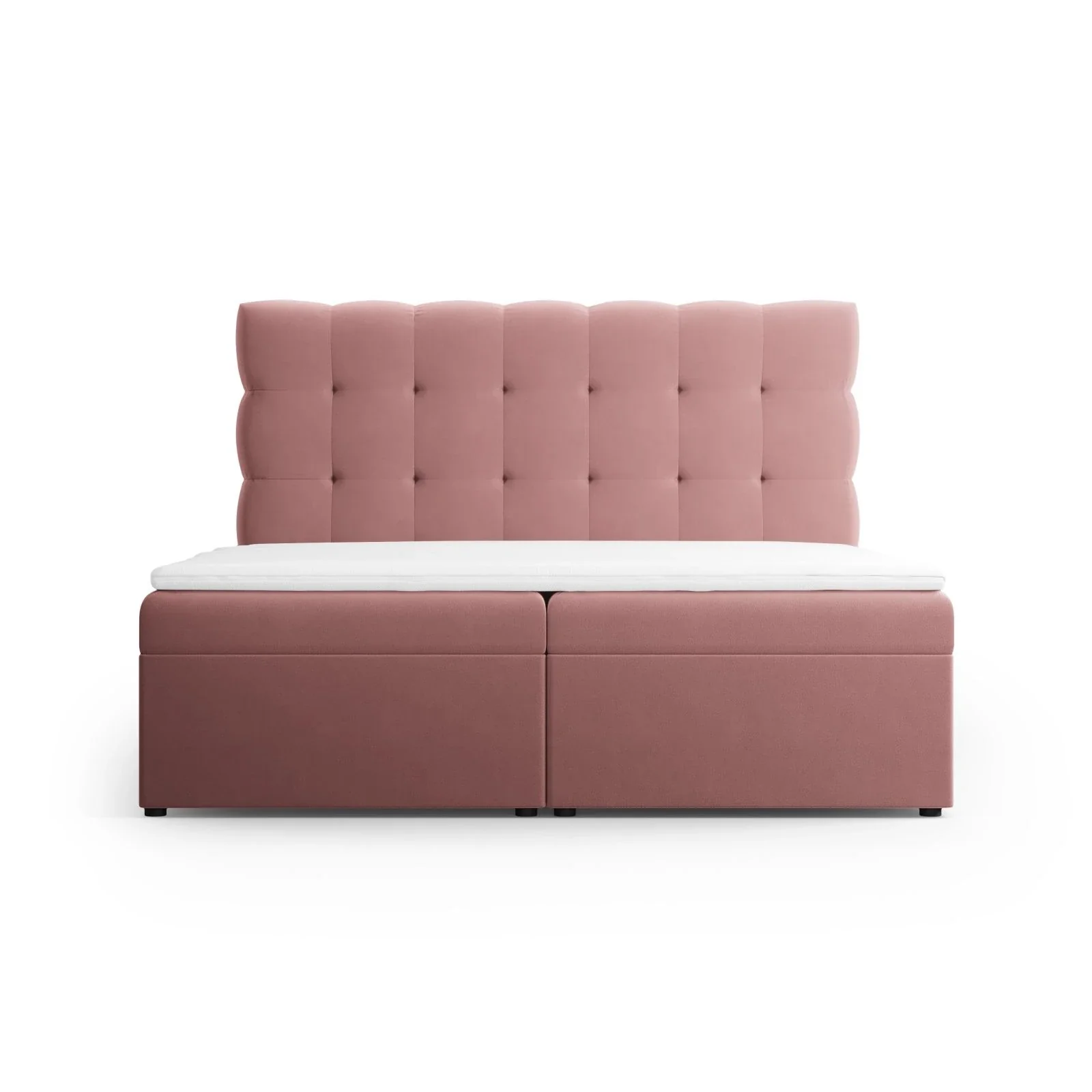 Mamaia Boxspringbett mit Stauraum und Kopfteil in Samt, 180x200 cm - Image 14