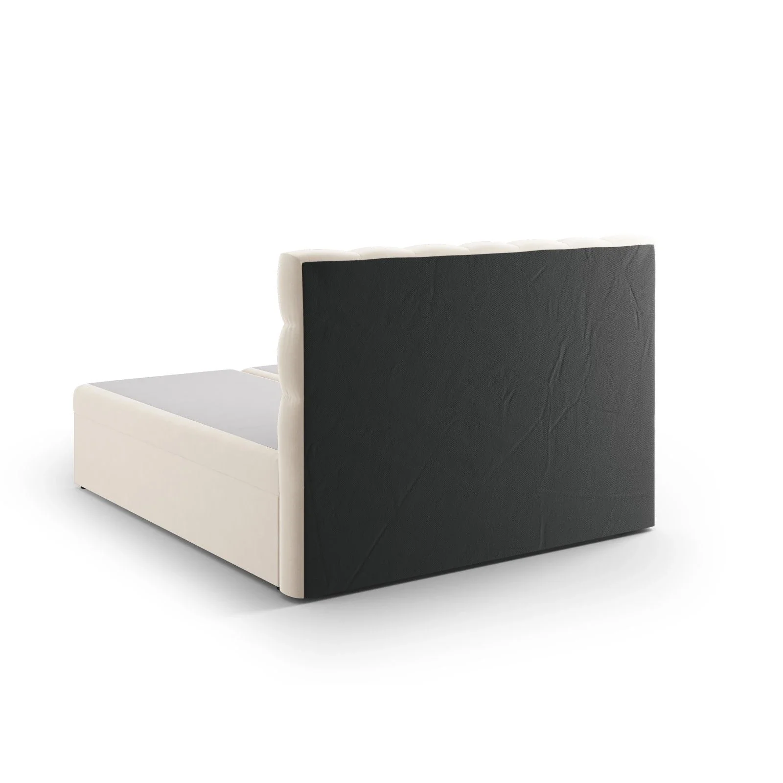 Mamaia Boxspringbett mit Stauraum und Kopfteil in Samt, 180x200 cm - Image 4