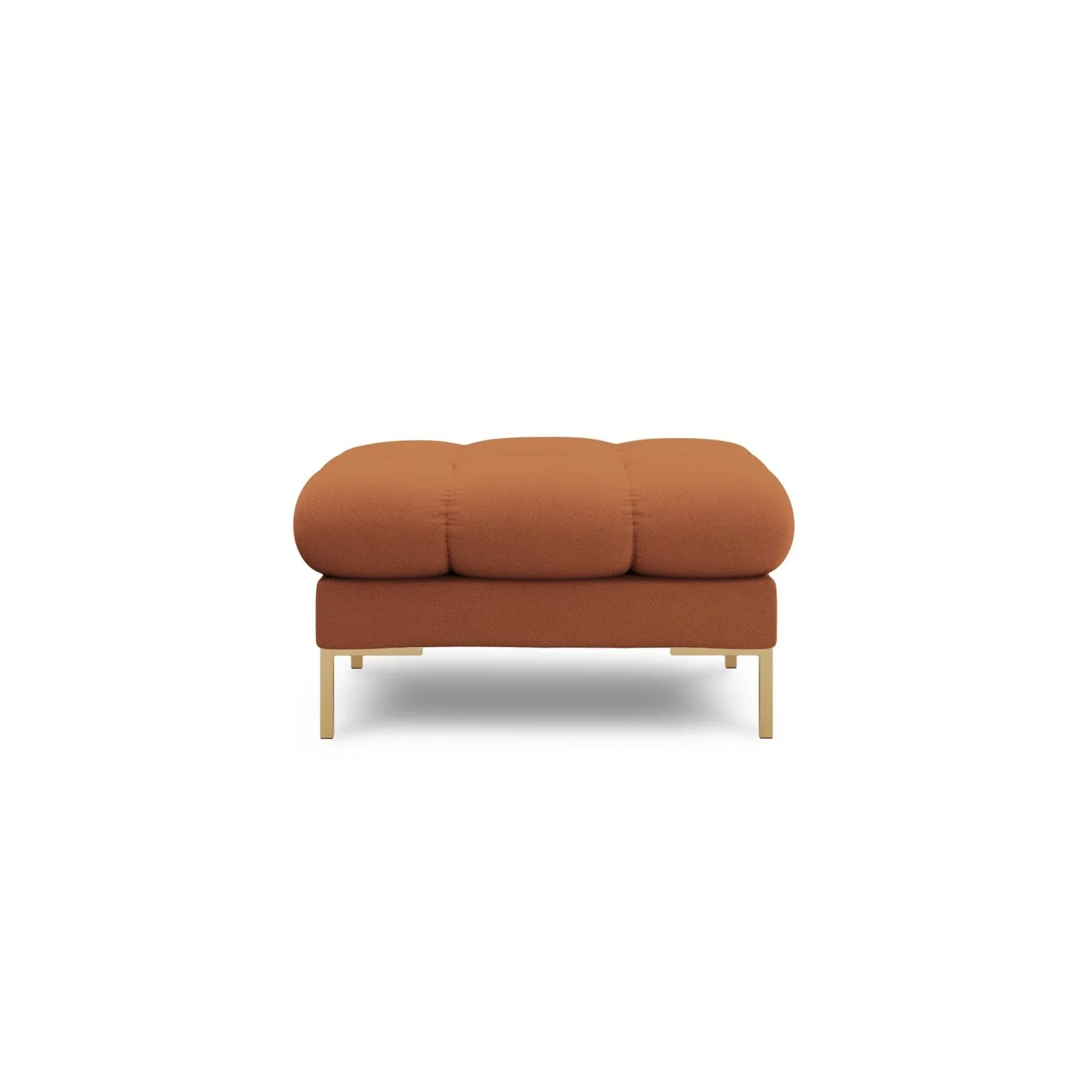 Mamaia Pouf, Beine Goldmetall, mit Bezug aus Samt oder Strukturstoff, 60x60 cm - Image 30