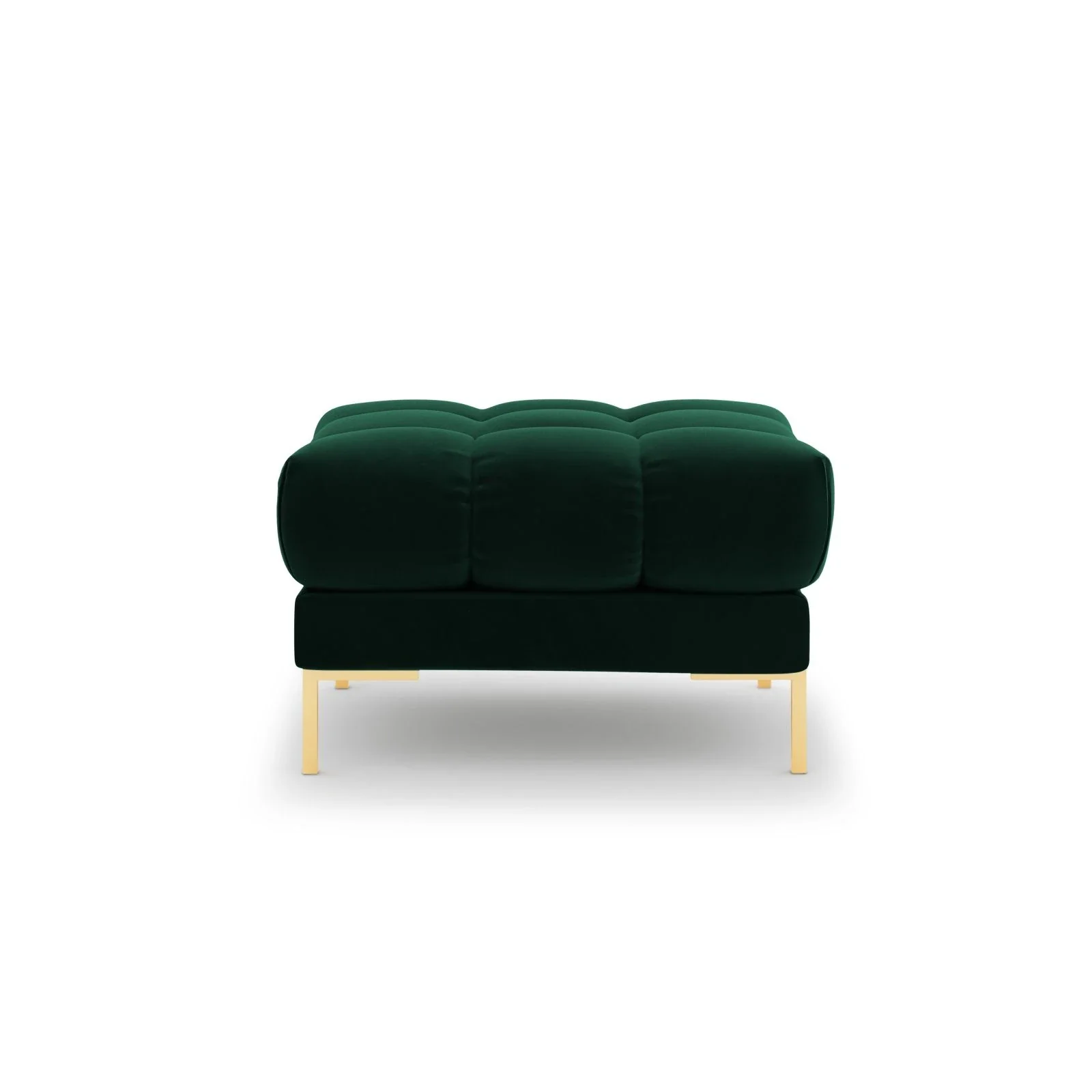Mamaia Pouf, Beine Goldmetall, mit Bezug aus Samt oder Strukturstoff, 60x60 cm - Image 71
