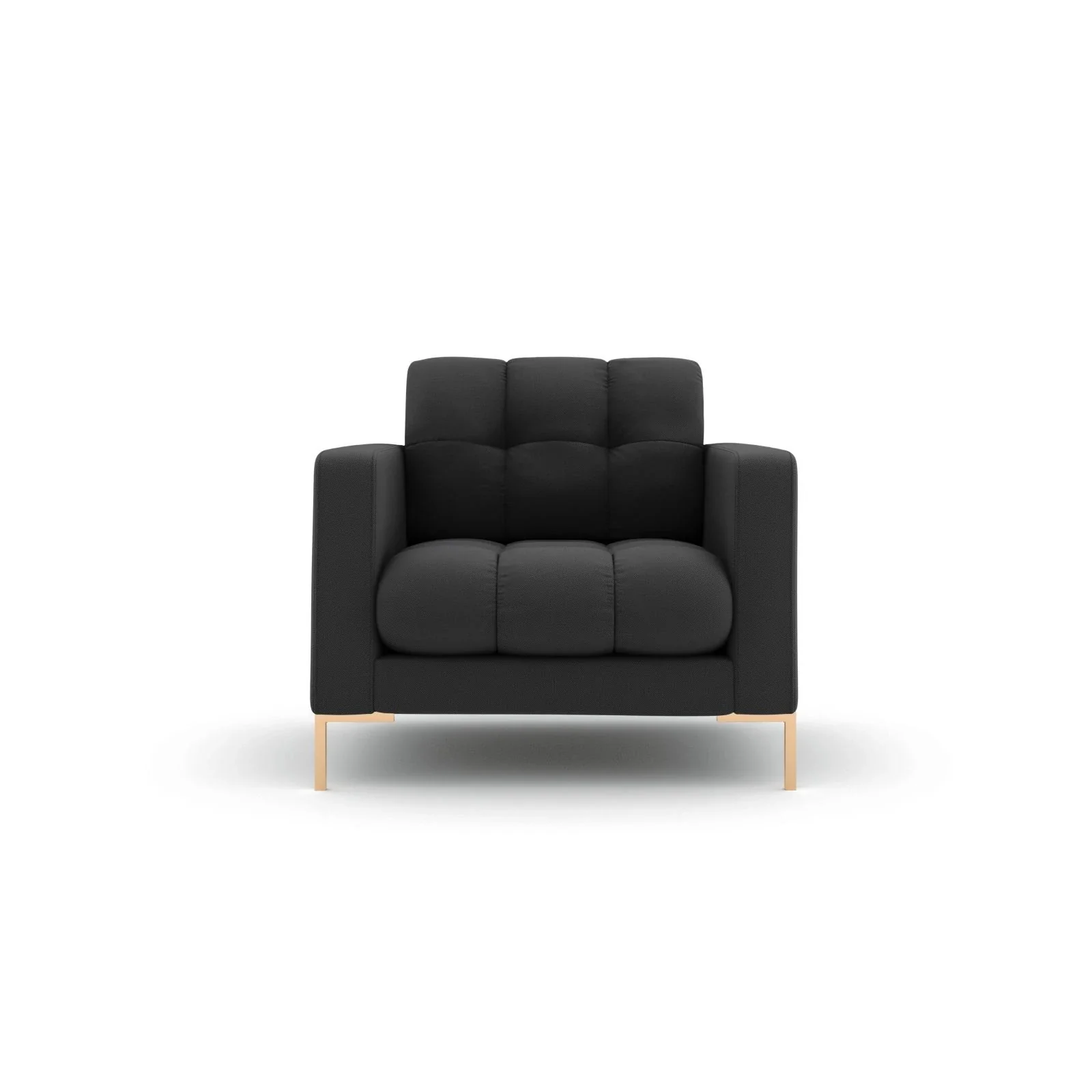 Mamaia Sessel, Beine Goldmetall, mit Bezug aus Samt oder Strukturstoff, 87x96 cm - Image 16