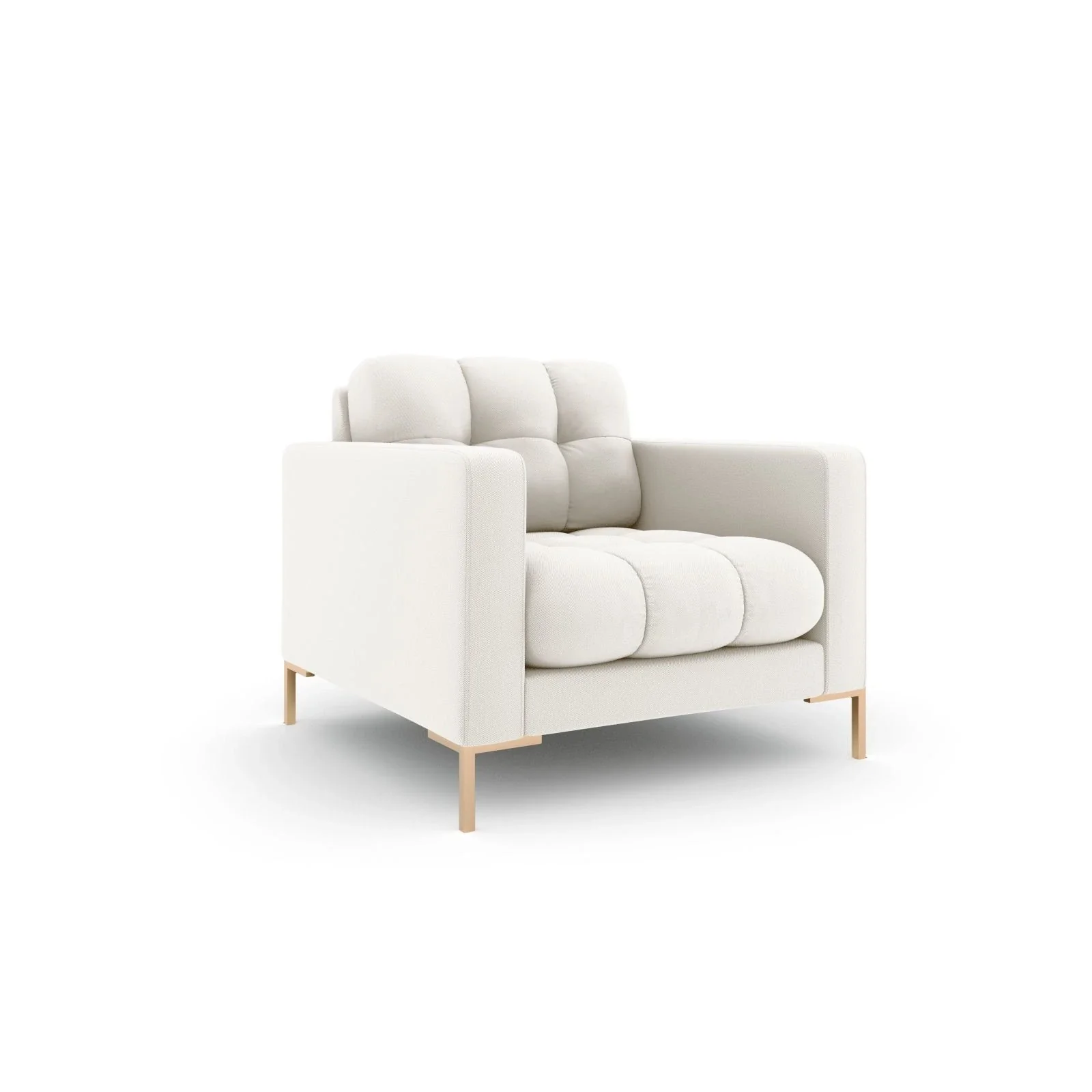 Mamaia Sessel, Beine Goldmetall, mit Bezug aus Samt oder Strukturstoff, 87x96 cm - Image 2