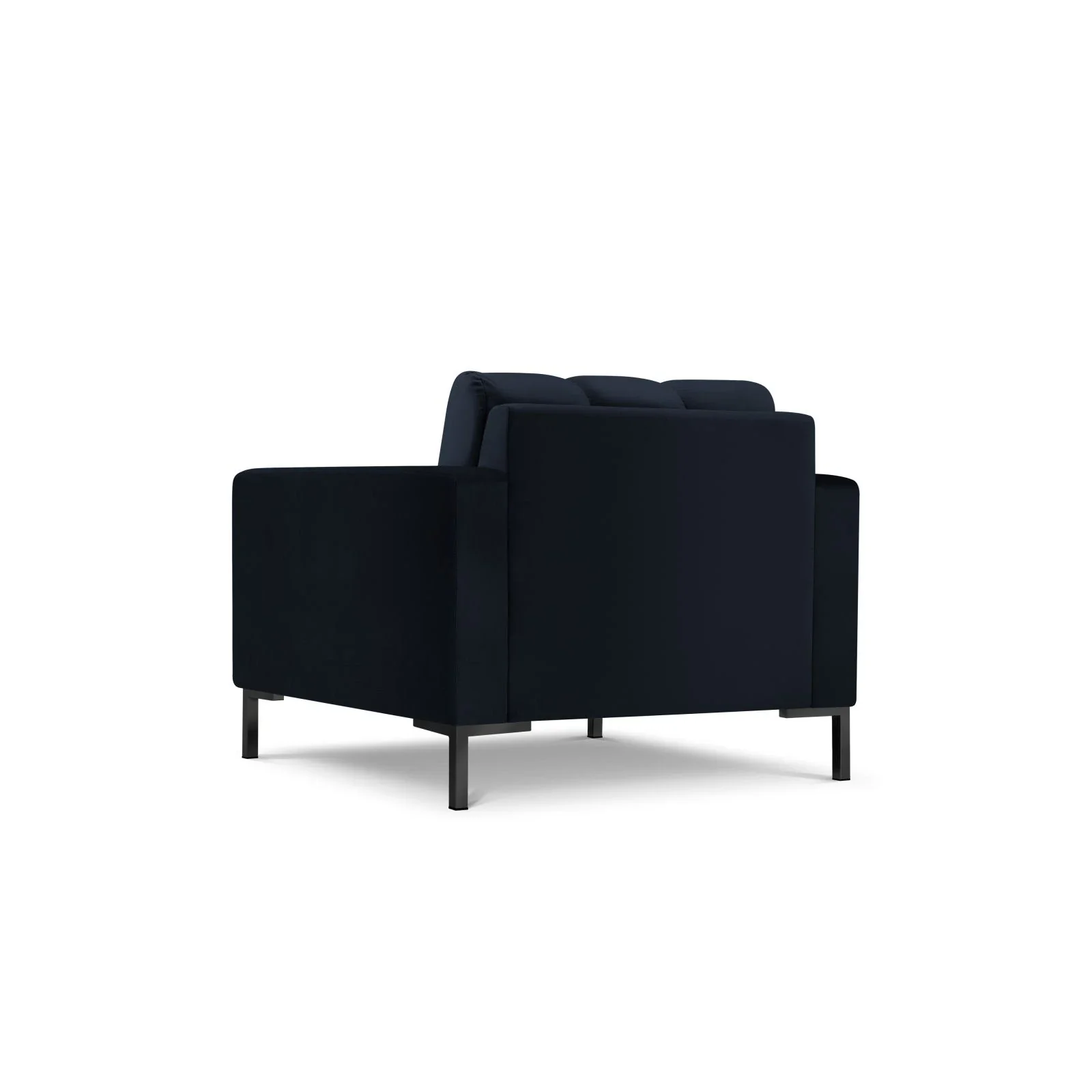 Mamaia Sessel, Metallbeine Schwarz, mit Bezug aus Samt oder Strukturstoff, 87x96 cm - Image 116
