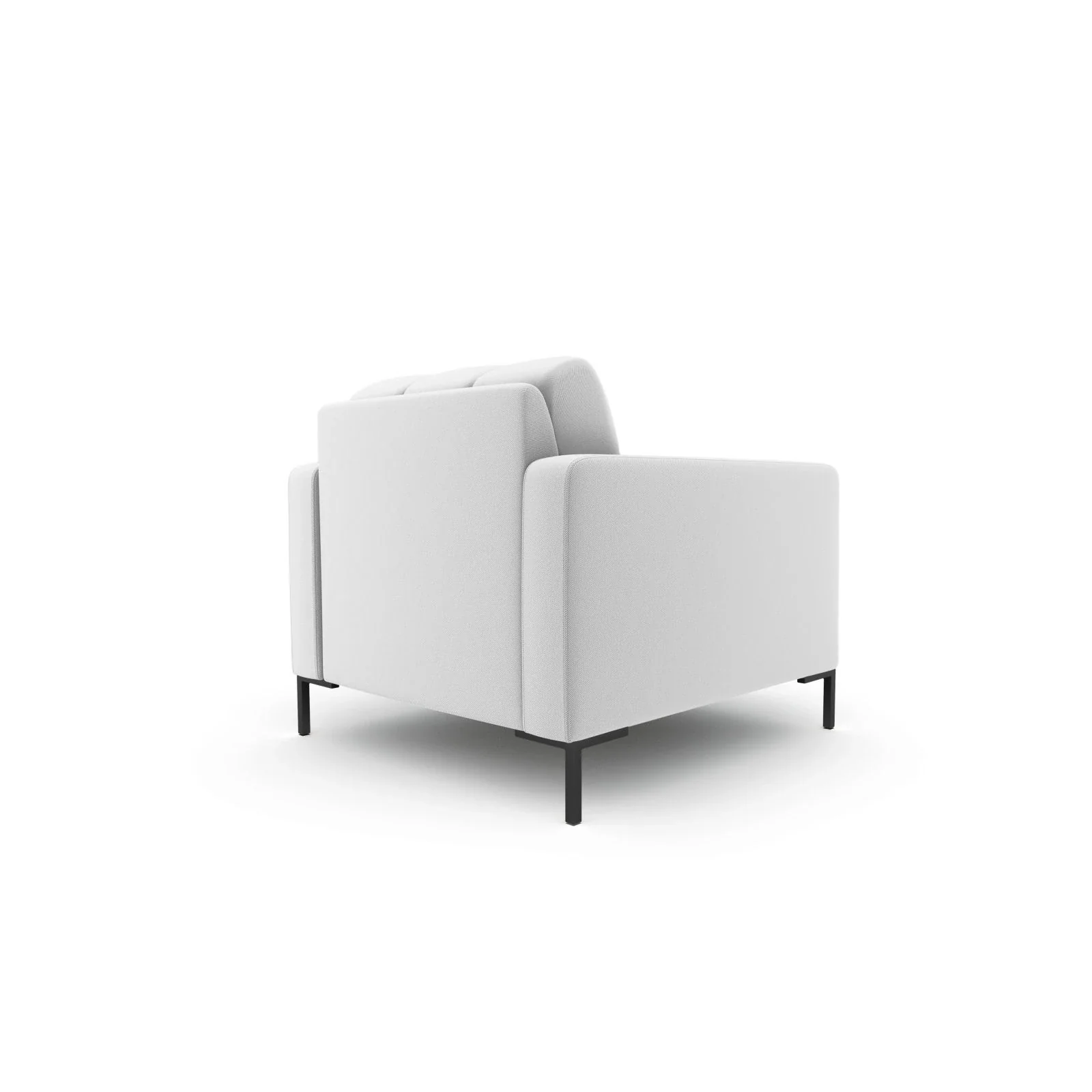 Mamaia Sessel, Metallbeine Schwarz, mit Bezug aus Samt oder Strukturstoff, 87x96 cm - Image 13