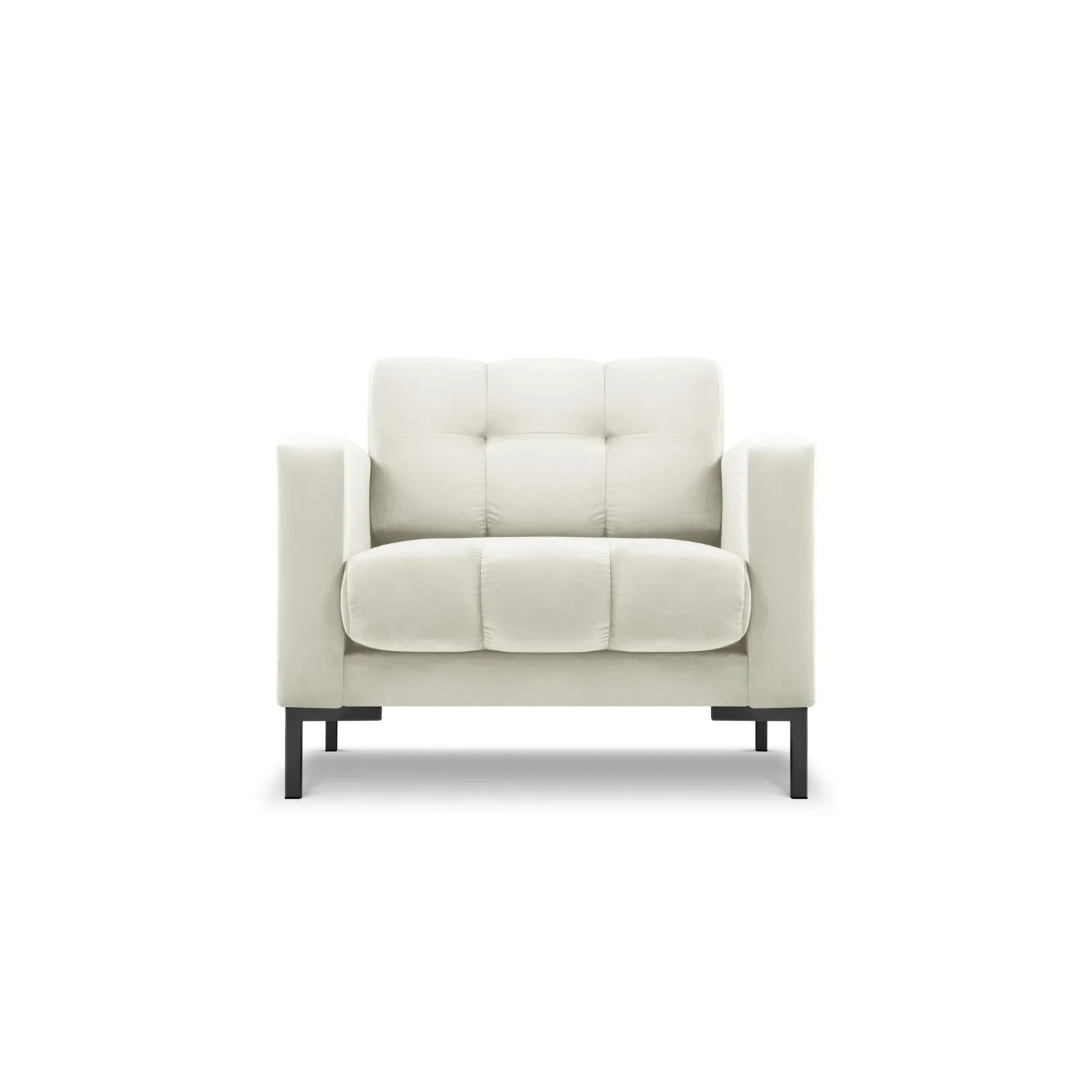 Mamaia Sessel, Metallbeine Schwarz, mit Bezug aus Samt oder Strukturstoff, 87x96 cm - Image 41