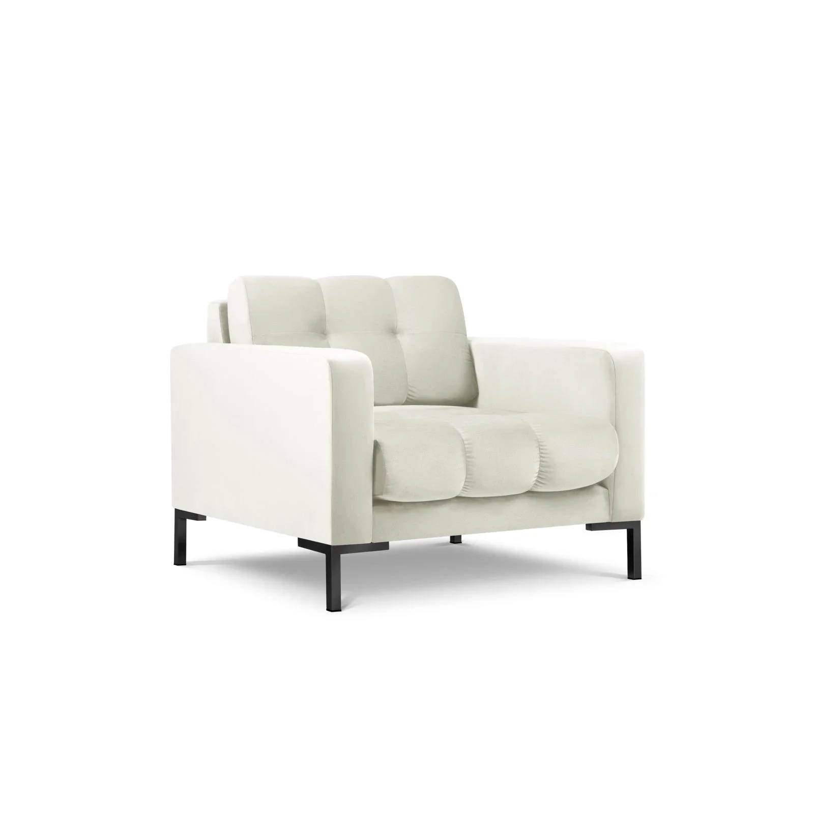 Mamaia Sessel, Metallbeine Schwarz, mit Bezug aus Samt oder Strukturstoff, 87x96 cm - Image 43