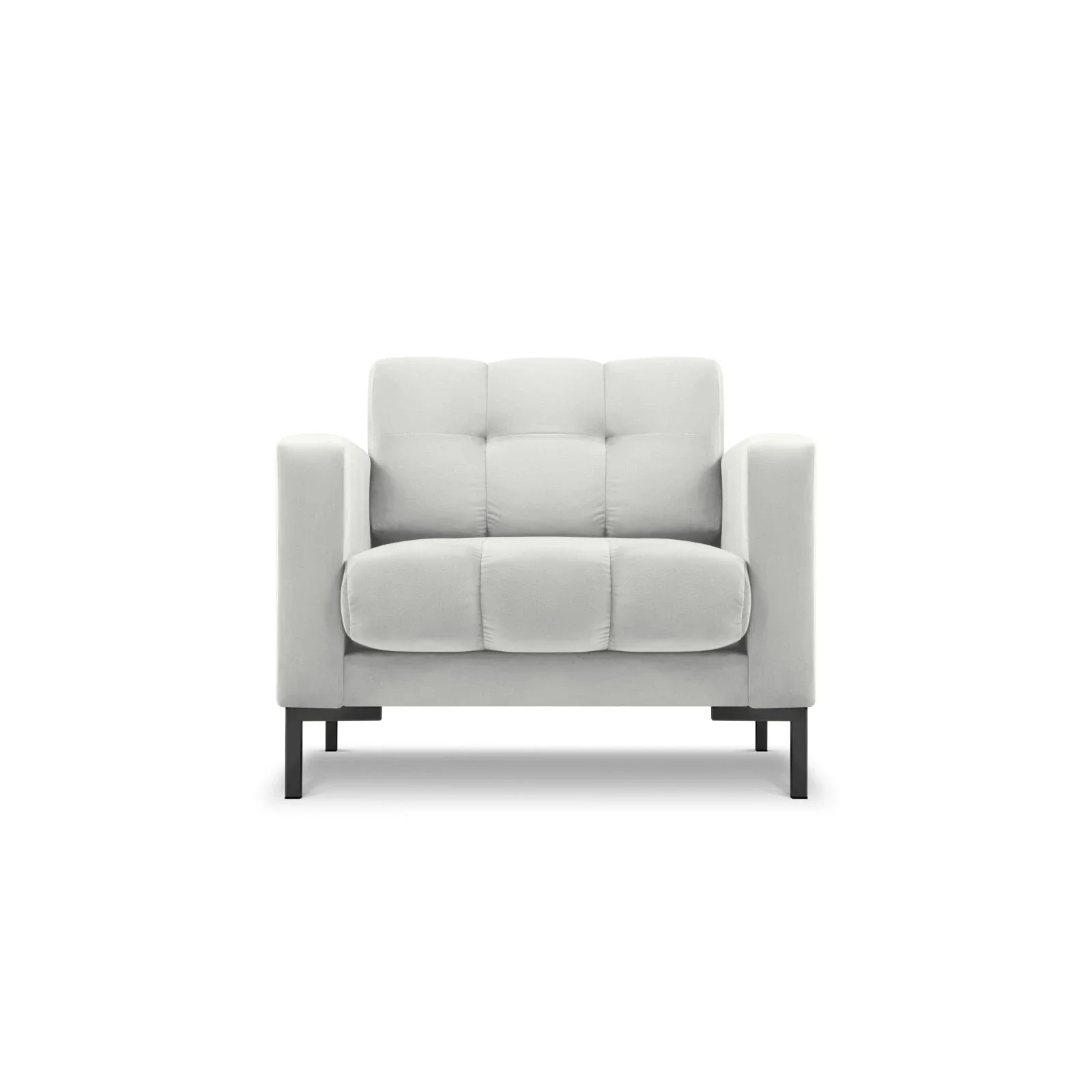 Mamaia Sessel, Metallbeine Schwarz, mit Bezug aus Samt oder Strukturstoff, 87x96 cm - Image 47