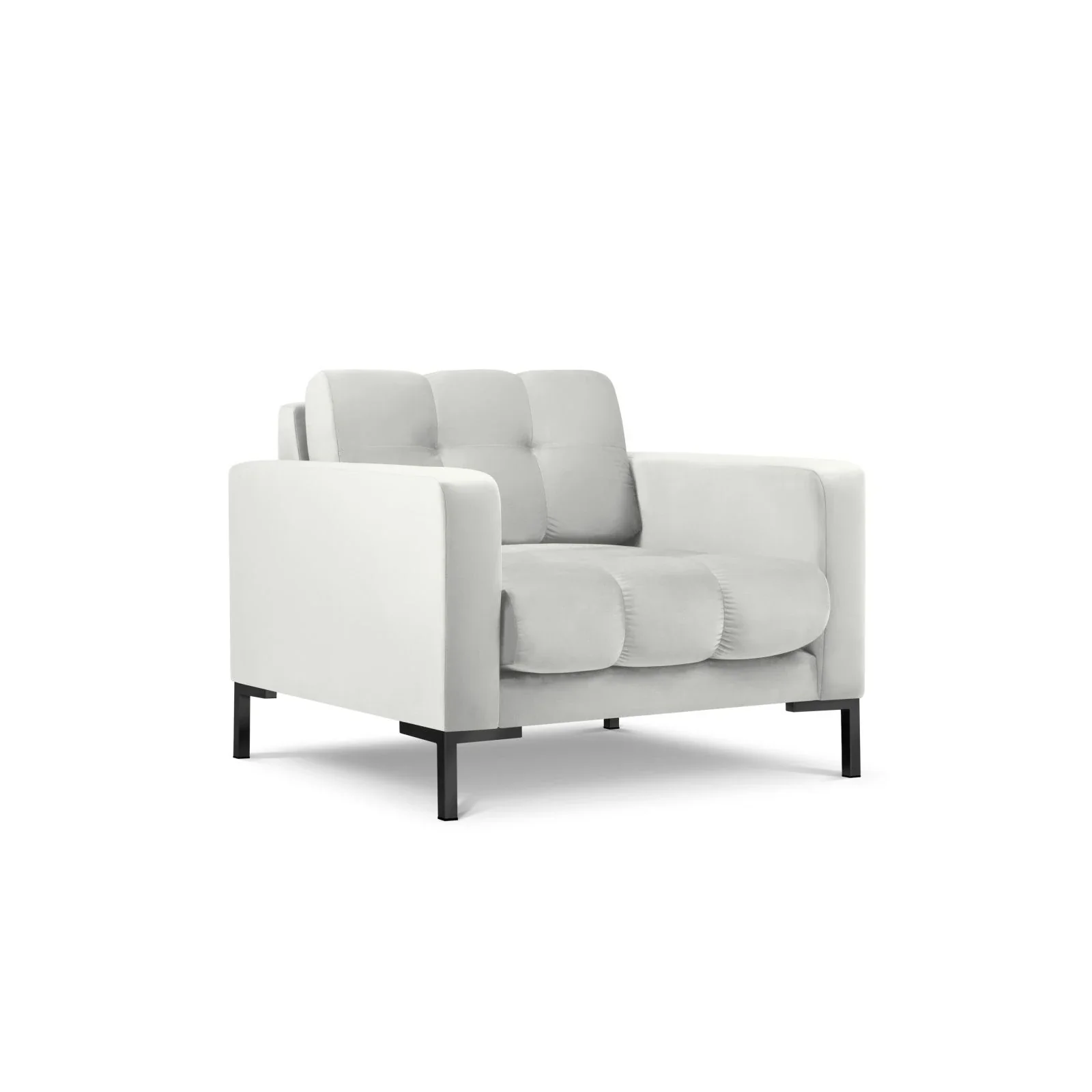 Mamaia Sessel, Metallbeine Schwarz, mit Bezug aus Samt oder Strukturstoff, 87x96 cm - Image 49