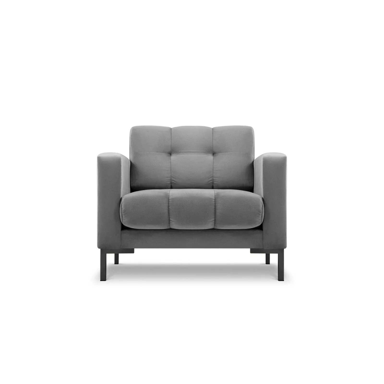 Mamaia Sessel, Metallbeine Schwarz, mit Bezug aus Samt oder Strukturstoff, 87x96 cm - Image 53