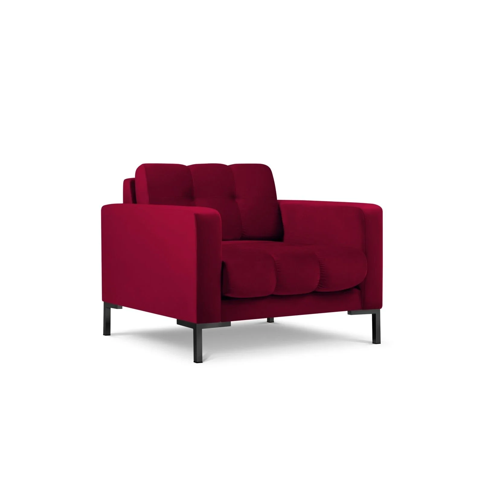 Mamaia Sessel, Metallbeine Schwarz, mit Bezug aus Samt oder Strukturstoff, 87x96 cm - Image 79