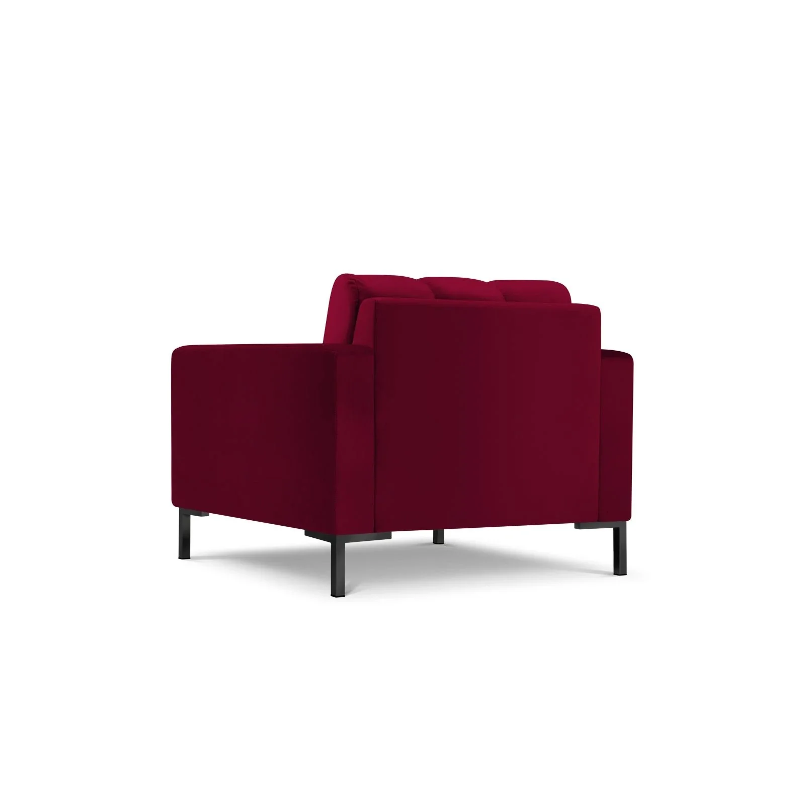 Mamaia Sessel, Metallbeine Schwarz, mit Bezug aus Samt oder Strukturstoff, 87x96 cm - Image 80