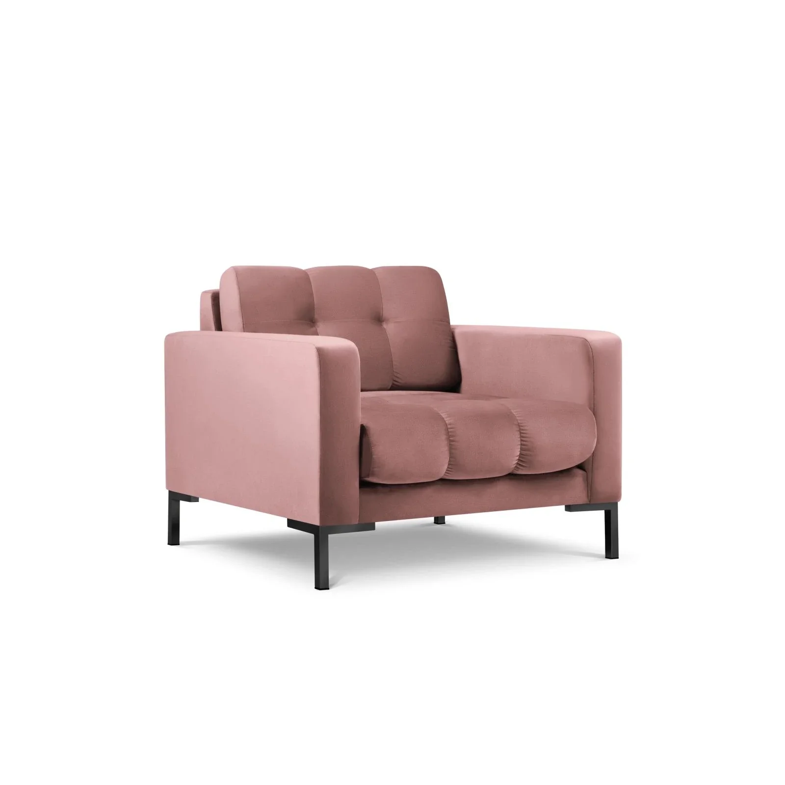 Mamaia Sessel, Metallbeine Schwarz, mit Bezug aus Samt oder Strukturstoff, 87x96 cm - Image 85
