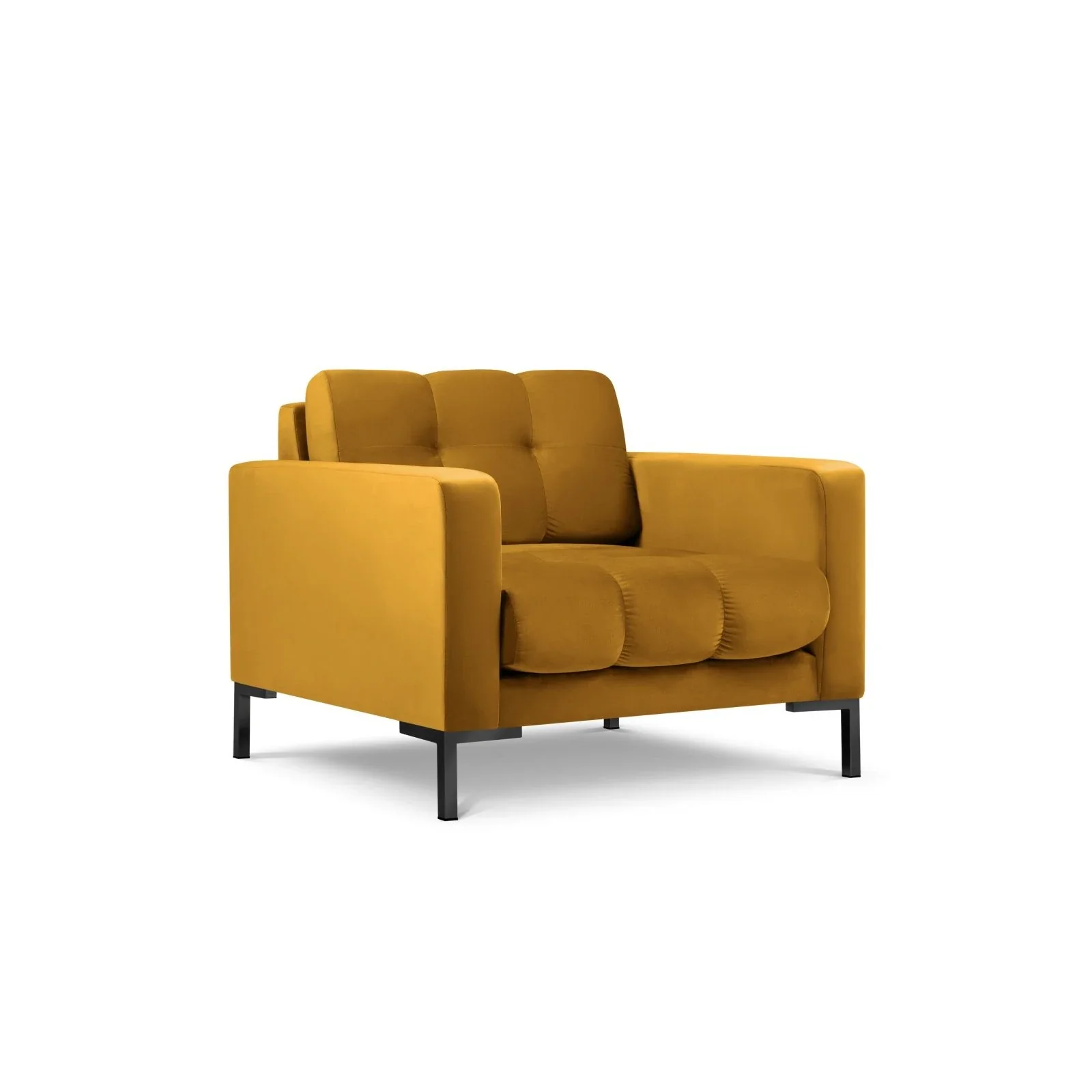 Mamaia Sessel, Metallbeine Schwarz, mit Bezug aus Samt oder Strukturstoff, 87x96 cm - Image 91