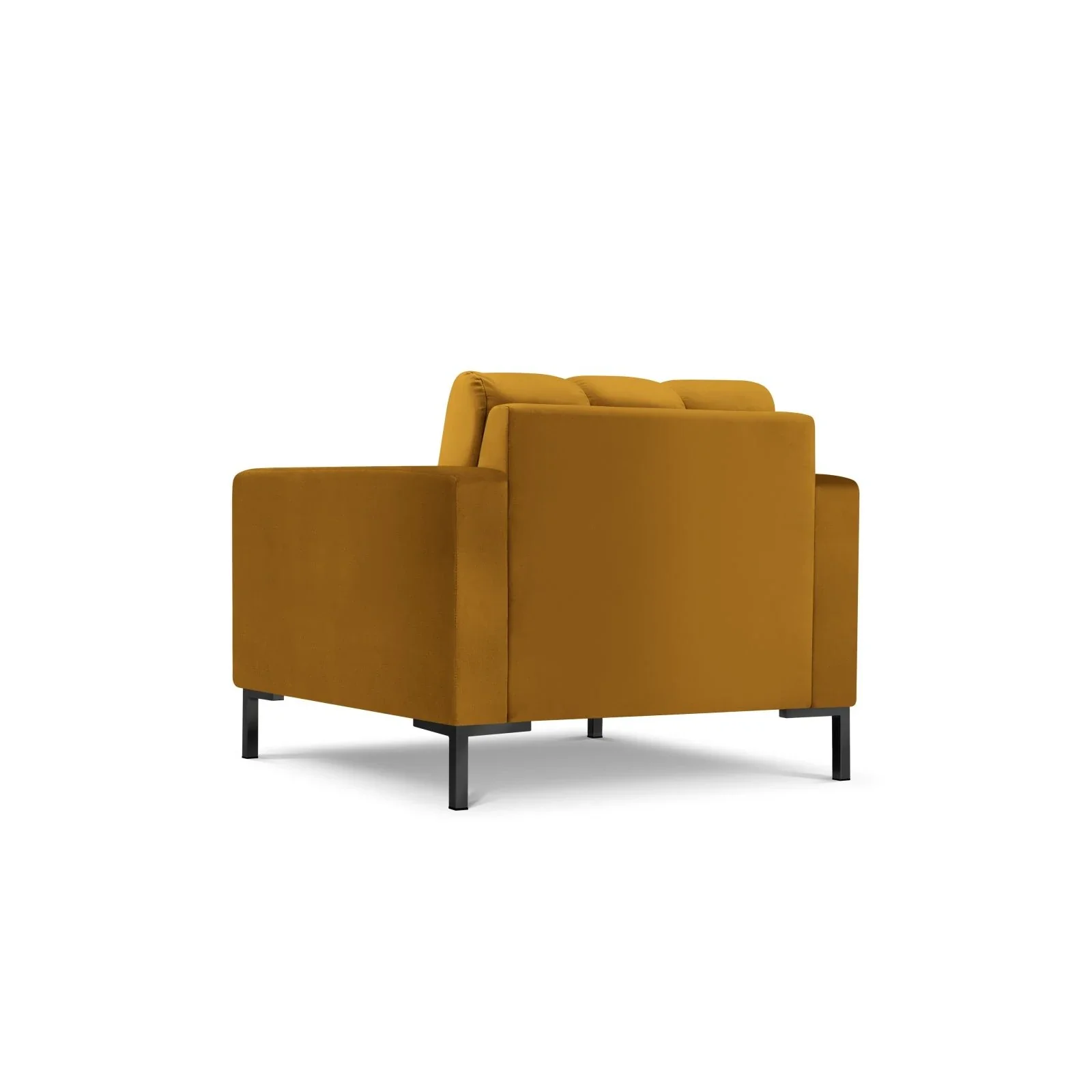 Mamaia Sessel, Metallbeine Schwarz, mit Bezug aus Samt oder Strukturstoff, 87x96 cm - Image 92
