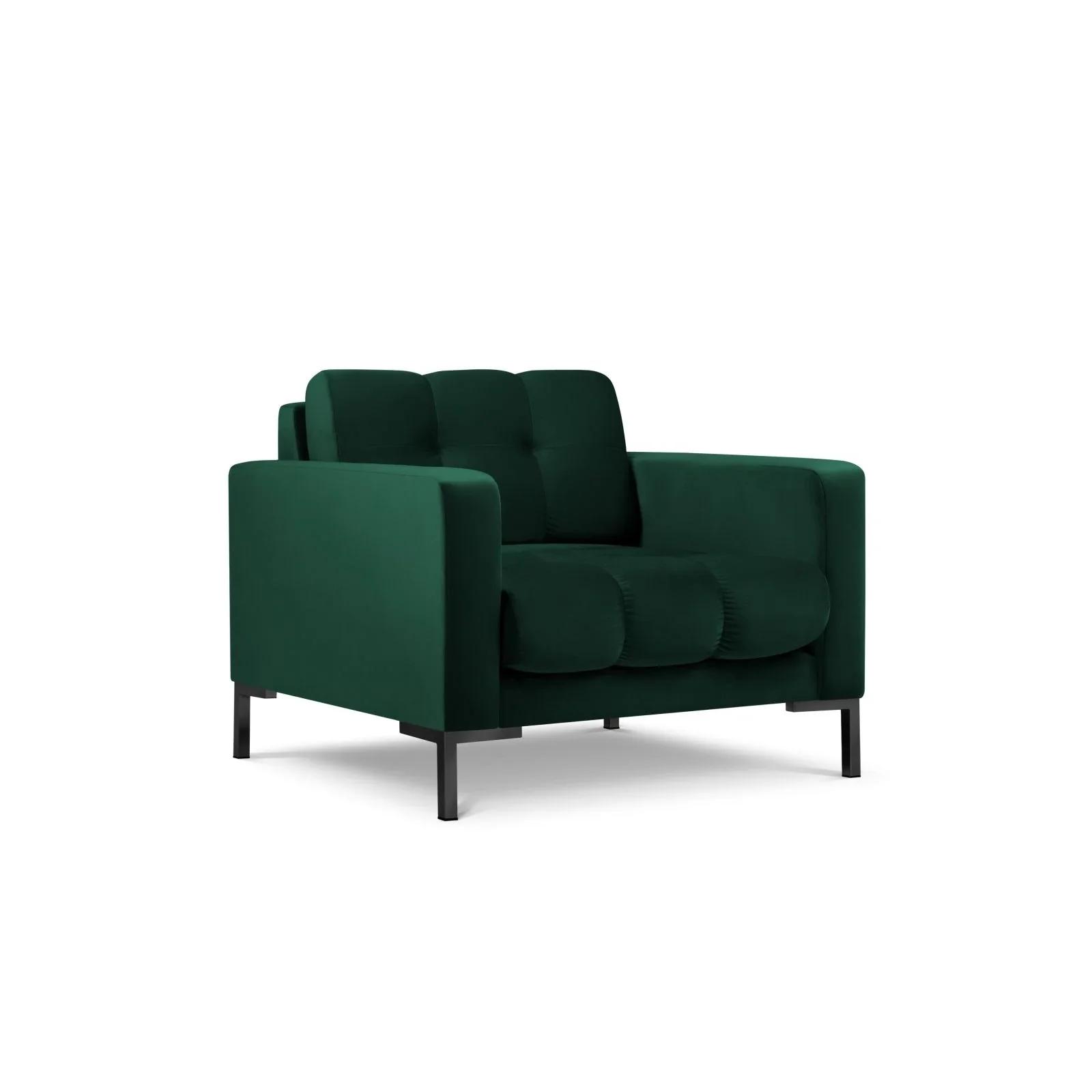 Mamaia Sessel, Metallbeine Schwarz, mit Bezug aus Samt oder Strukturstoff, 87x96 cm - Image 97