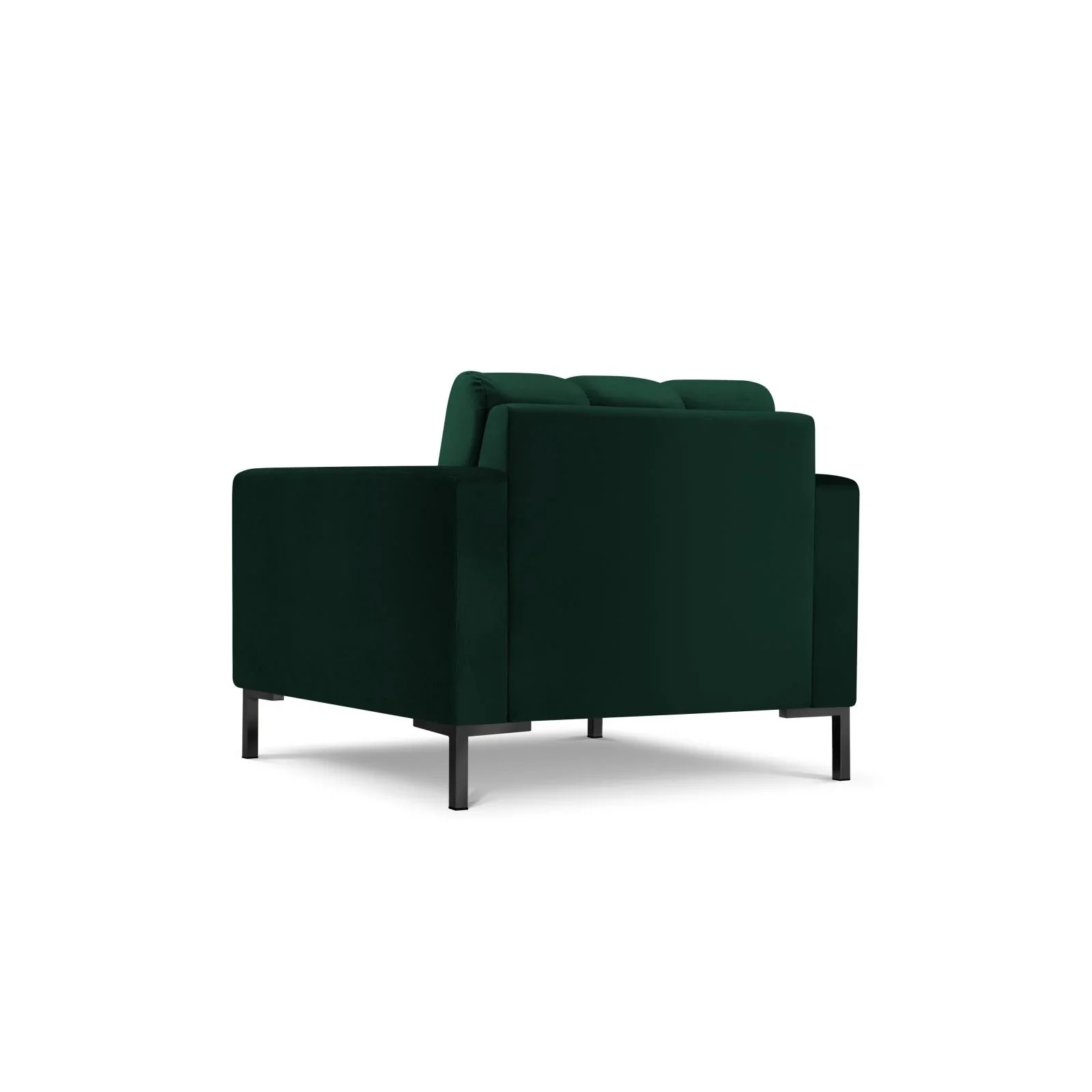 Mamaia Sessel, Metallbeine Schwarz, mit Bezug aus Samt oder Strukturstoff, 87x96 cm - Image 98
