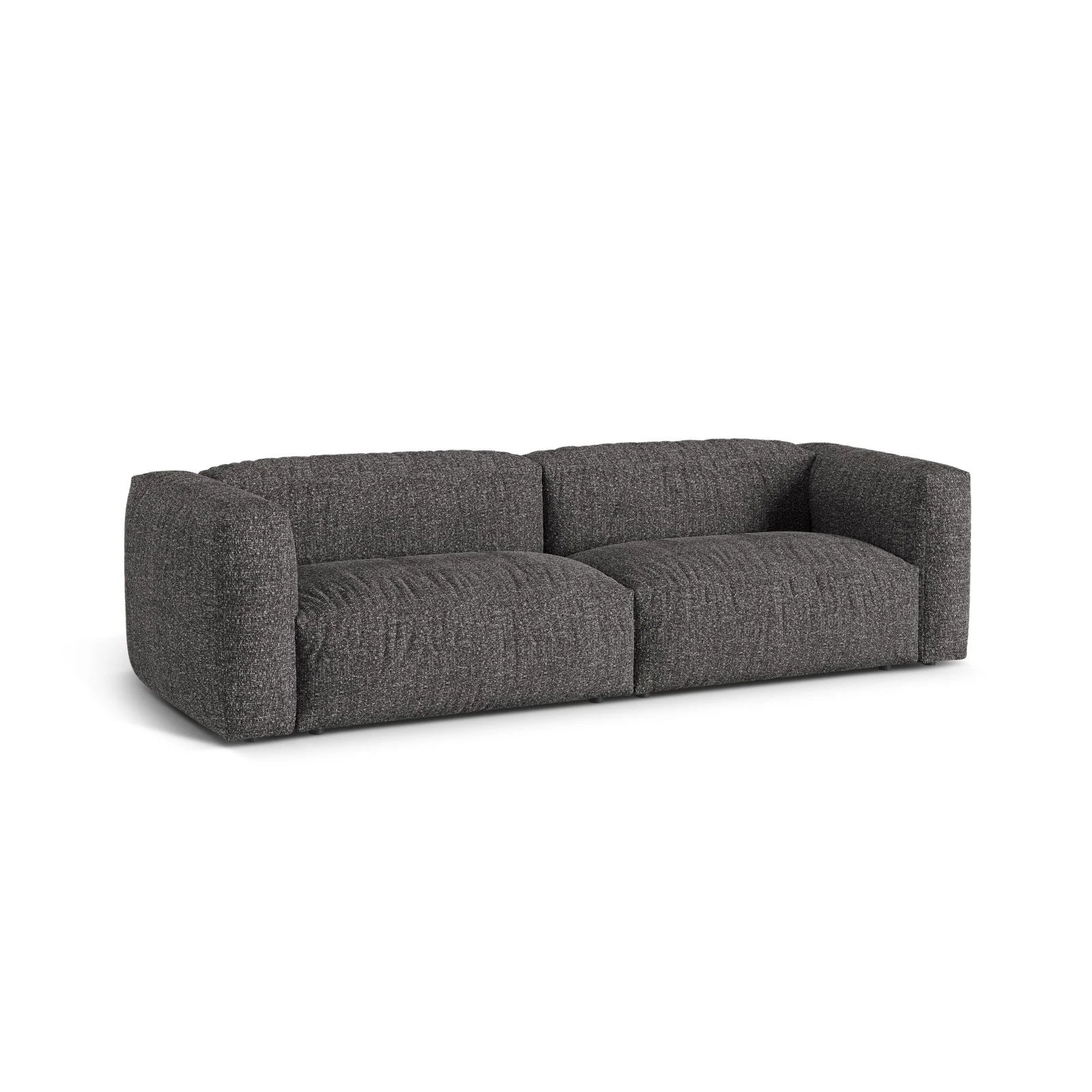 Martina 3-Sitzer Sofa, Sitztiefe 76 cm, aus Samt, Cord, Boucle oder Strukturstoff, 240x106 cm - Image 103