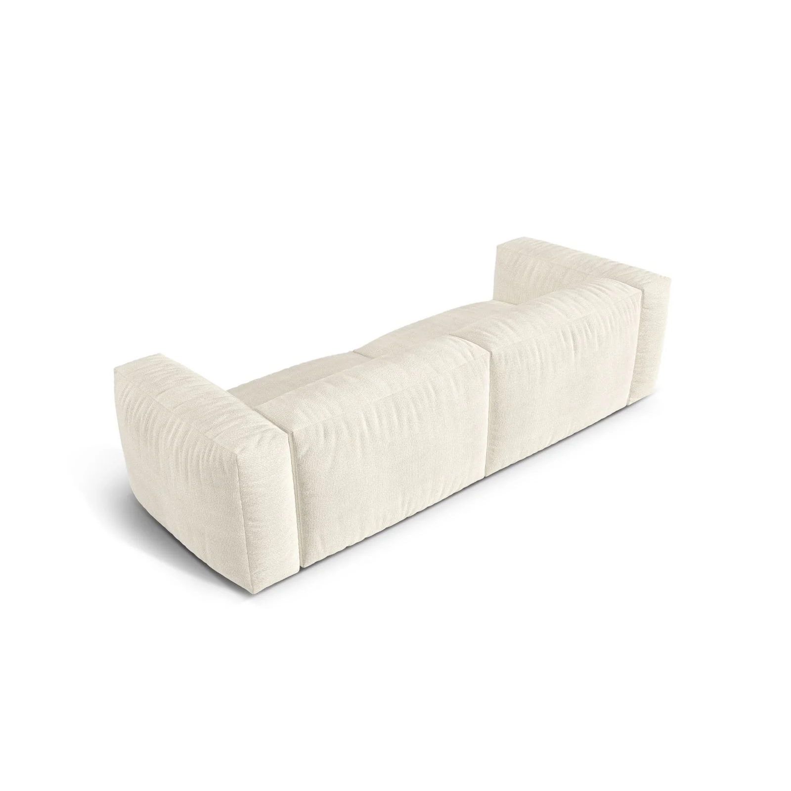 Martina 3-Sitzer Sofa, Sitztiefe 76 cm, aus Samt, Cord, Boucle oder Strukturstoff, 240x106 cm - Image 119