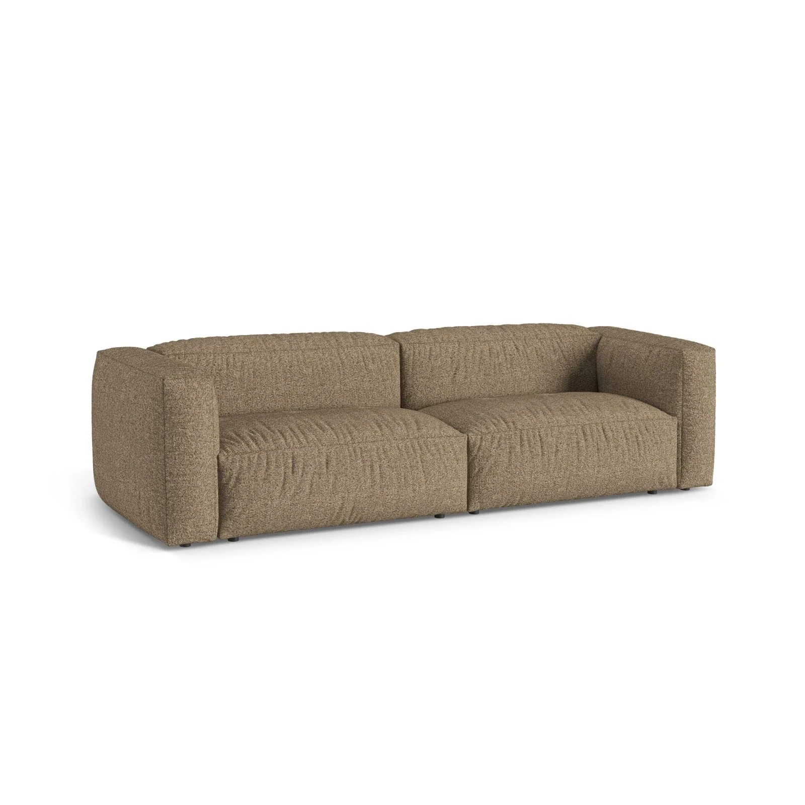 Martina 3-Sitzer Sofa, Sitztiefe 76 cm, aus Samt, Cord, Boucle oder Strukturstoff, 240x106 cm - Image 123