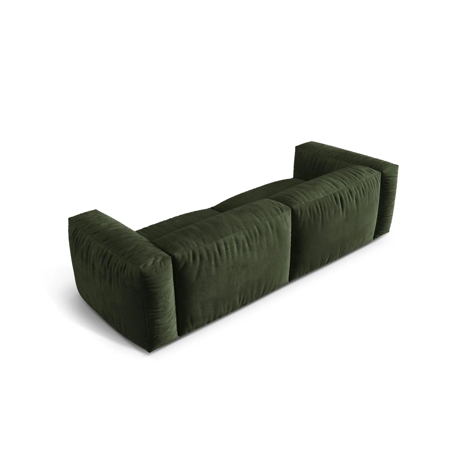 Martina 3-Sitzer Sofa, Sitztiefe 76 cm, aus Samt, Cord, Boucle oder Strukturstoff, 240x106 cm - Image 14