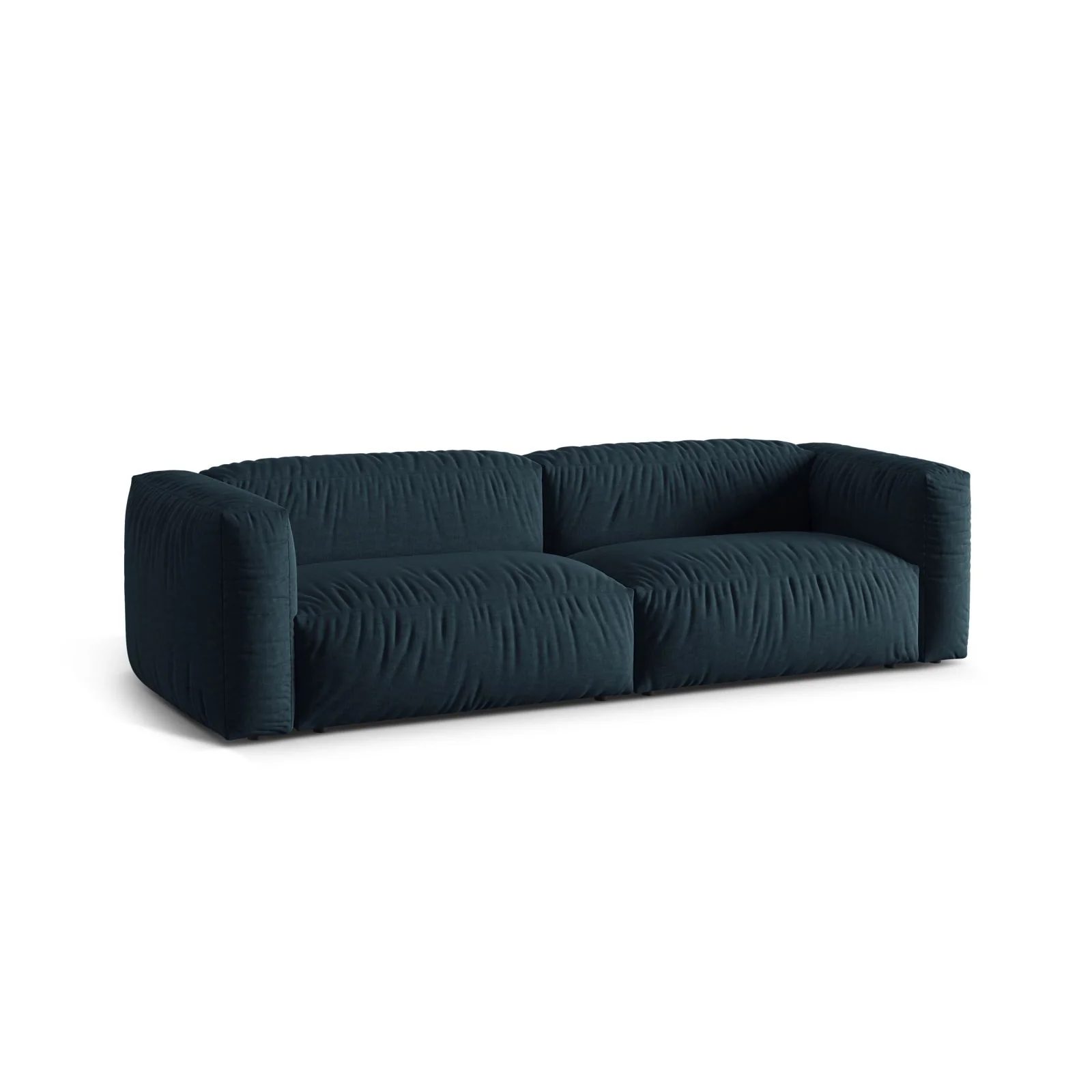 Martina 3-Sitzer Sofa, Sitztiefe 76 cm, aus Samt, Cord, Boucle oder Strukturstoff, 240x106 cm - Image 43