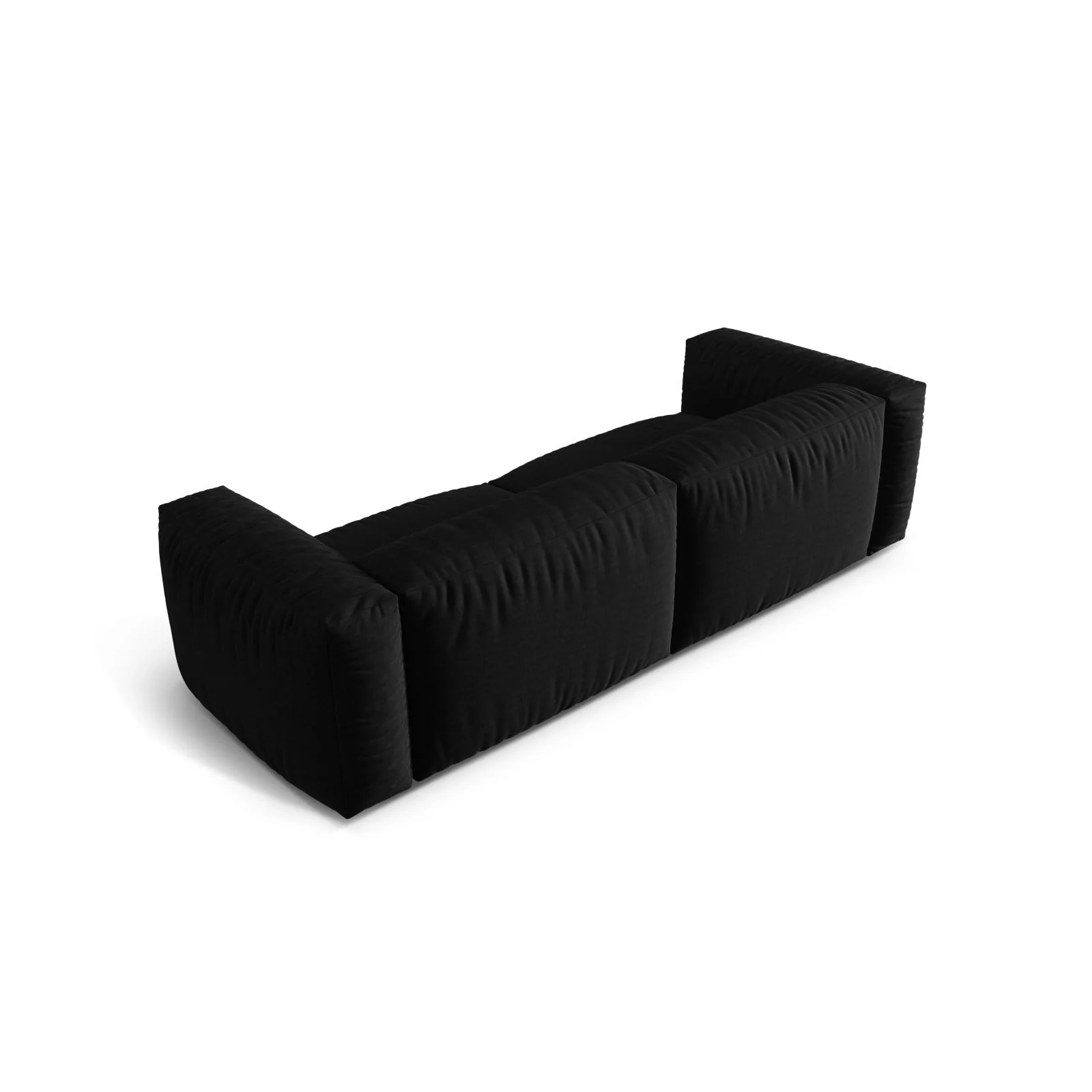 Martina 3-Sitzer Sofa, Sitztiefe 76 cm, aus Samt, Cord, Boucle oder Strukturstoff, 240x106 cm - Image 49