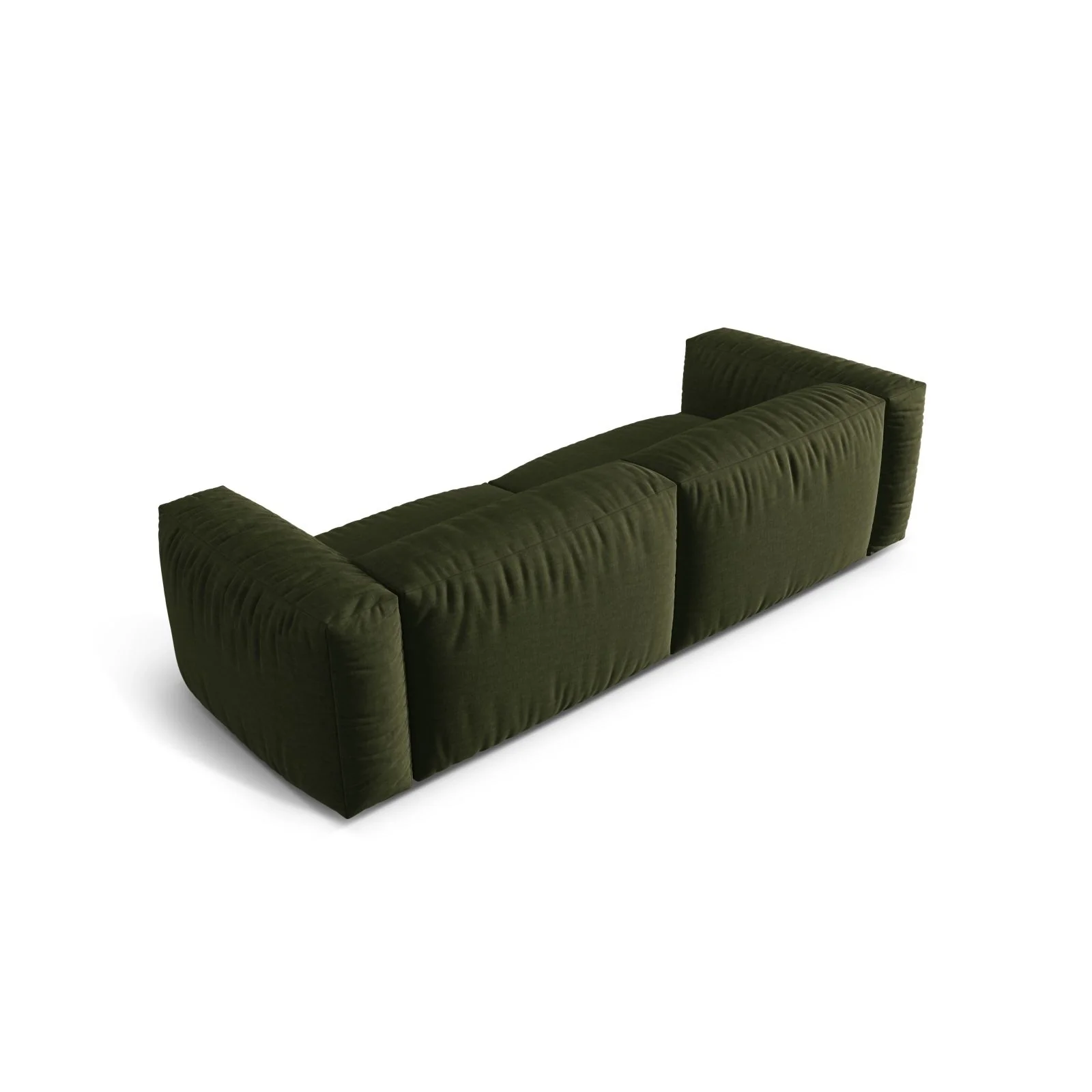 Martina 3-Sitzer Sofa, Sitztiefe 76 cm, aus Samt, Cord, Boucle oder Strukturstoff, 240x106 cm - Image 59