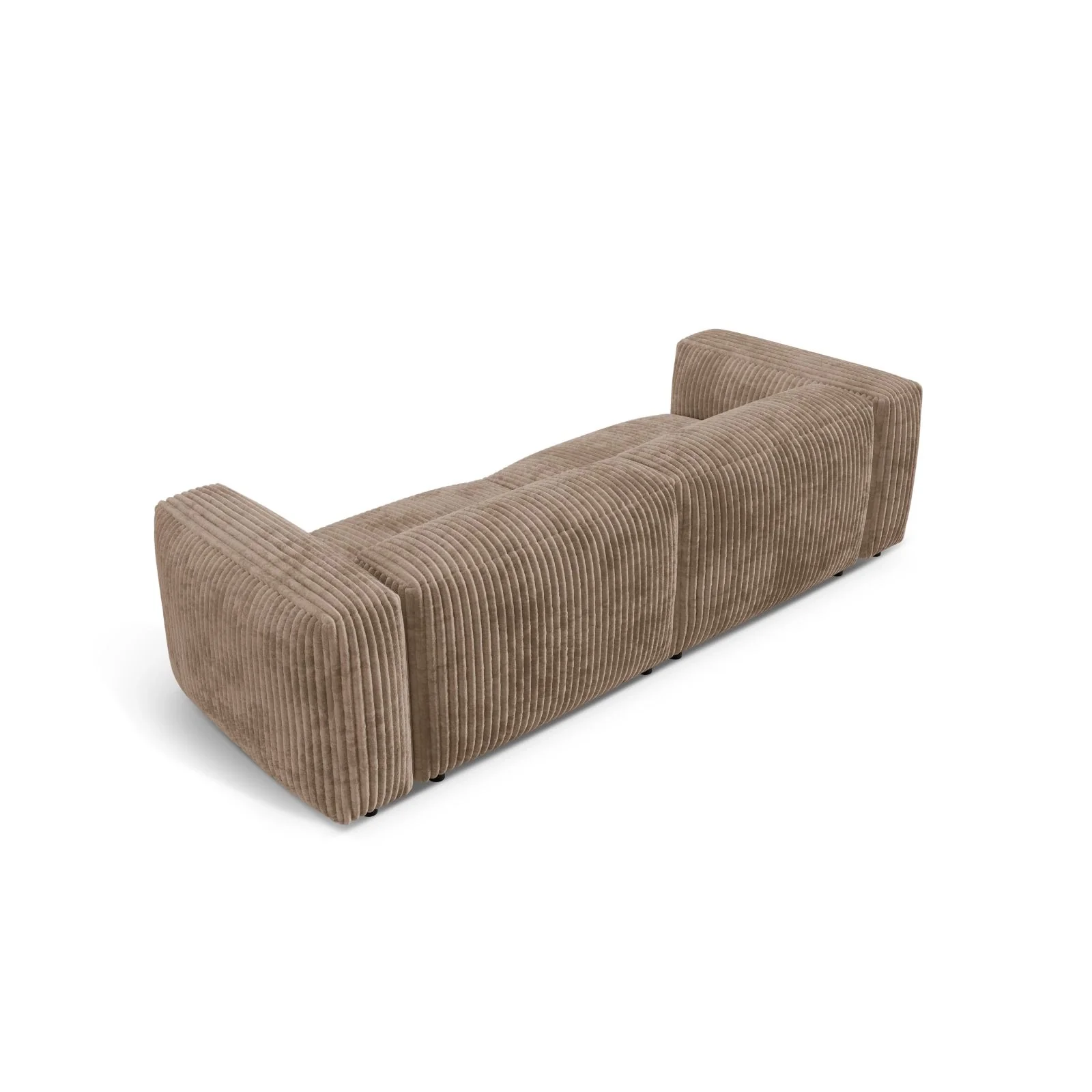 Martina 3-Sitzer Sofa, Sitztiefe 76 cm, aus Samt, Cord, Boucle oder Strukturstoff, 240x106 cm - Image 74