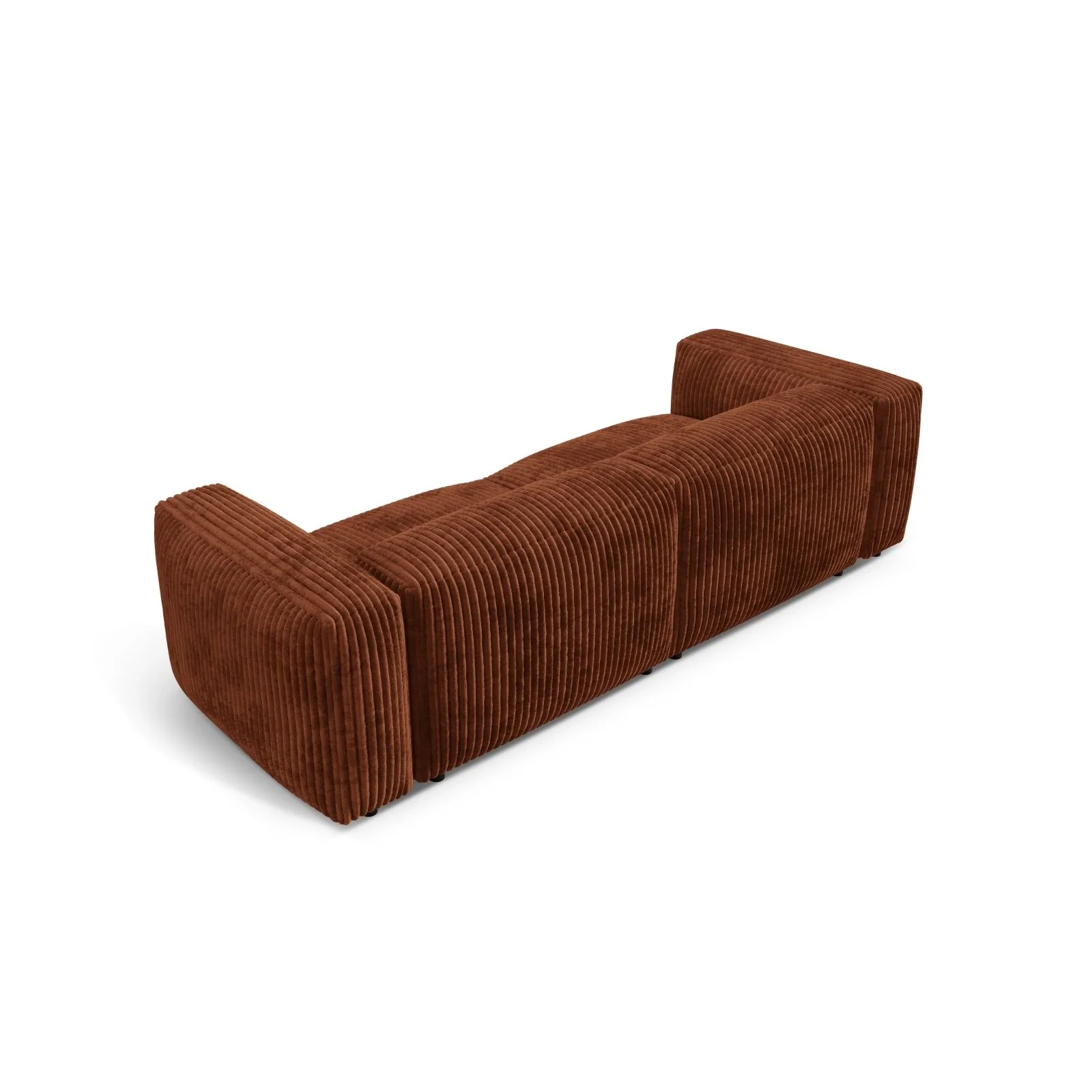 Martina 3-Sitzer Sofa, Sitztiefe 76 cm, aus Samt, Cord, Boucle oder Strukturstoff, 240x106 cm - Image 89