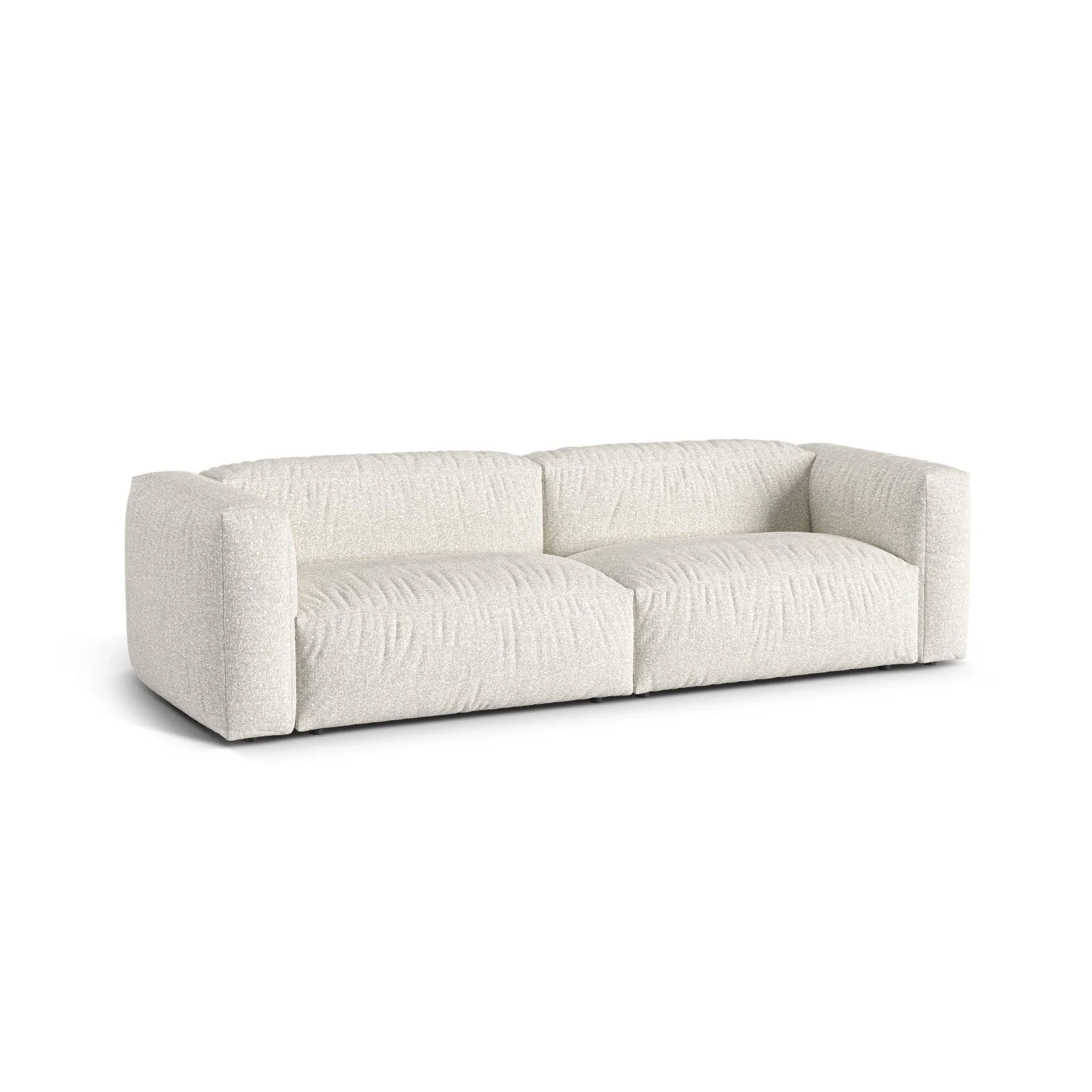 Martina 3-Sitzer Sofa, Sitztiefe 76 cm, aus Samt, Cord, Boucle oder Strukturstoff, 240x106 cm - Image 93