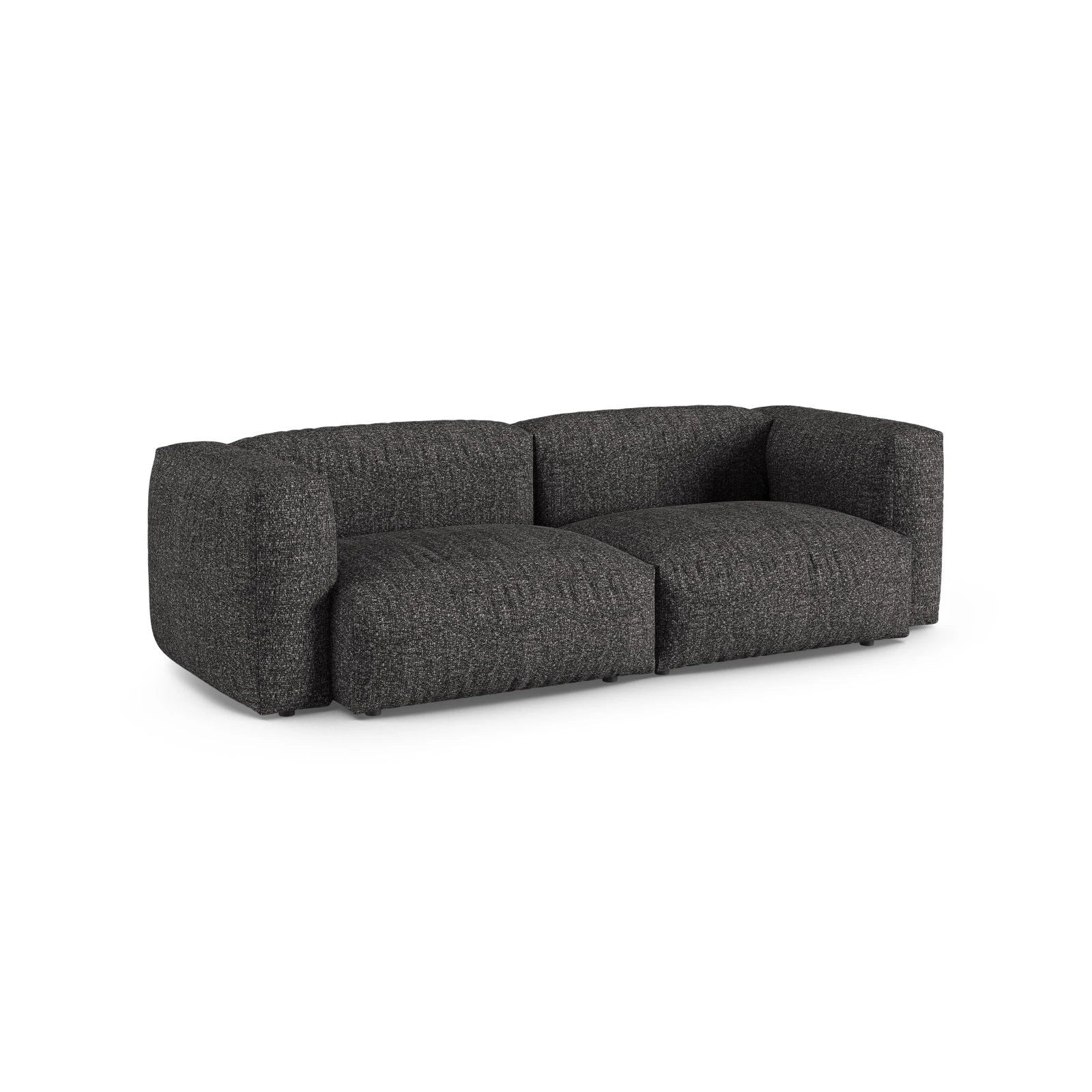 Martina 3-Sitzer Sofa, Sitztiefe 90 cm, aus Samt, Cord, Boucle oder Strukturstoff, 240x120 cm - Image 103