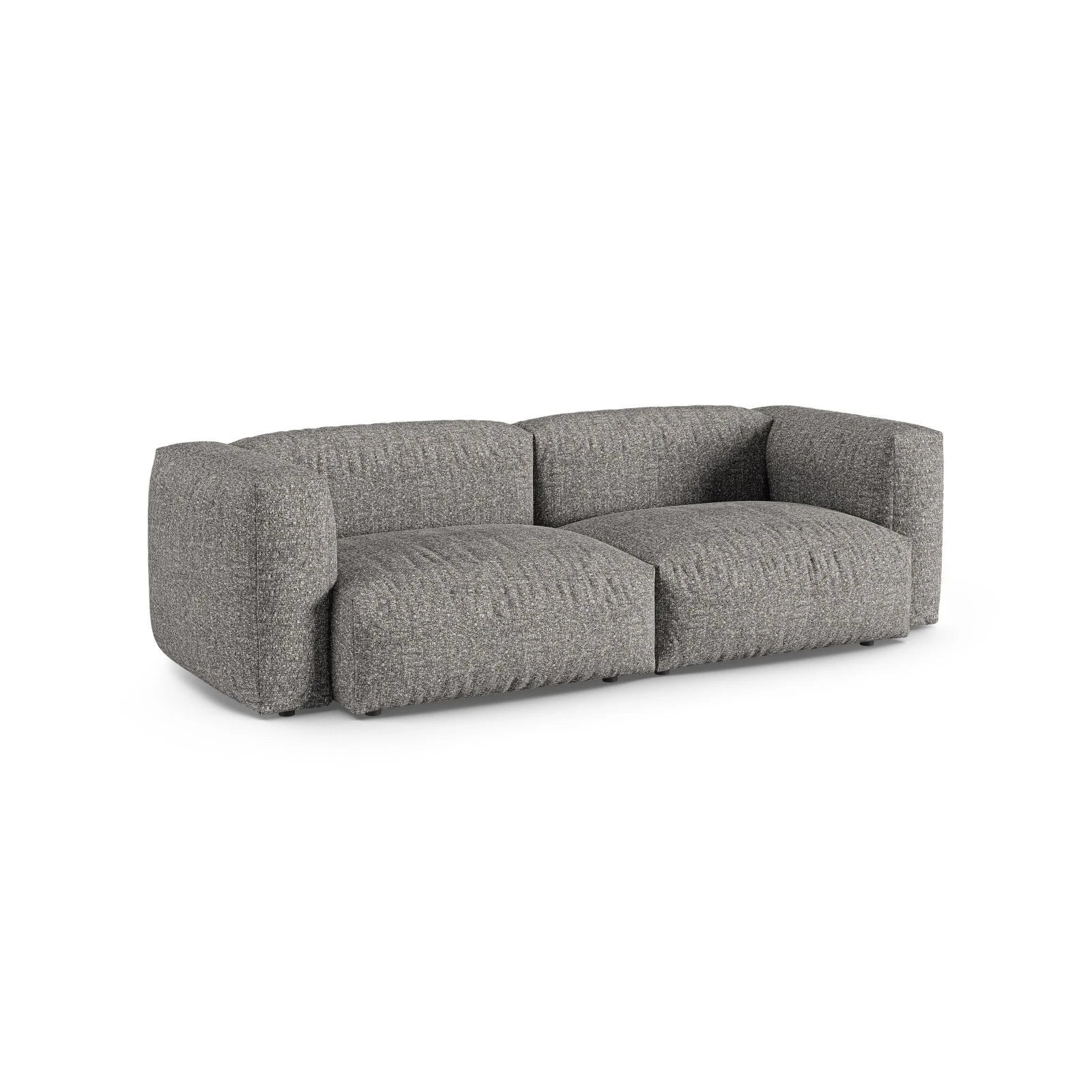 Martina 3-Sitzer Sofa, Sitztiefe 90 cm, aus Samt, Cord, Boucle oder Strukturstoff, 240x120 cm - Image 108