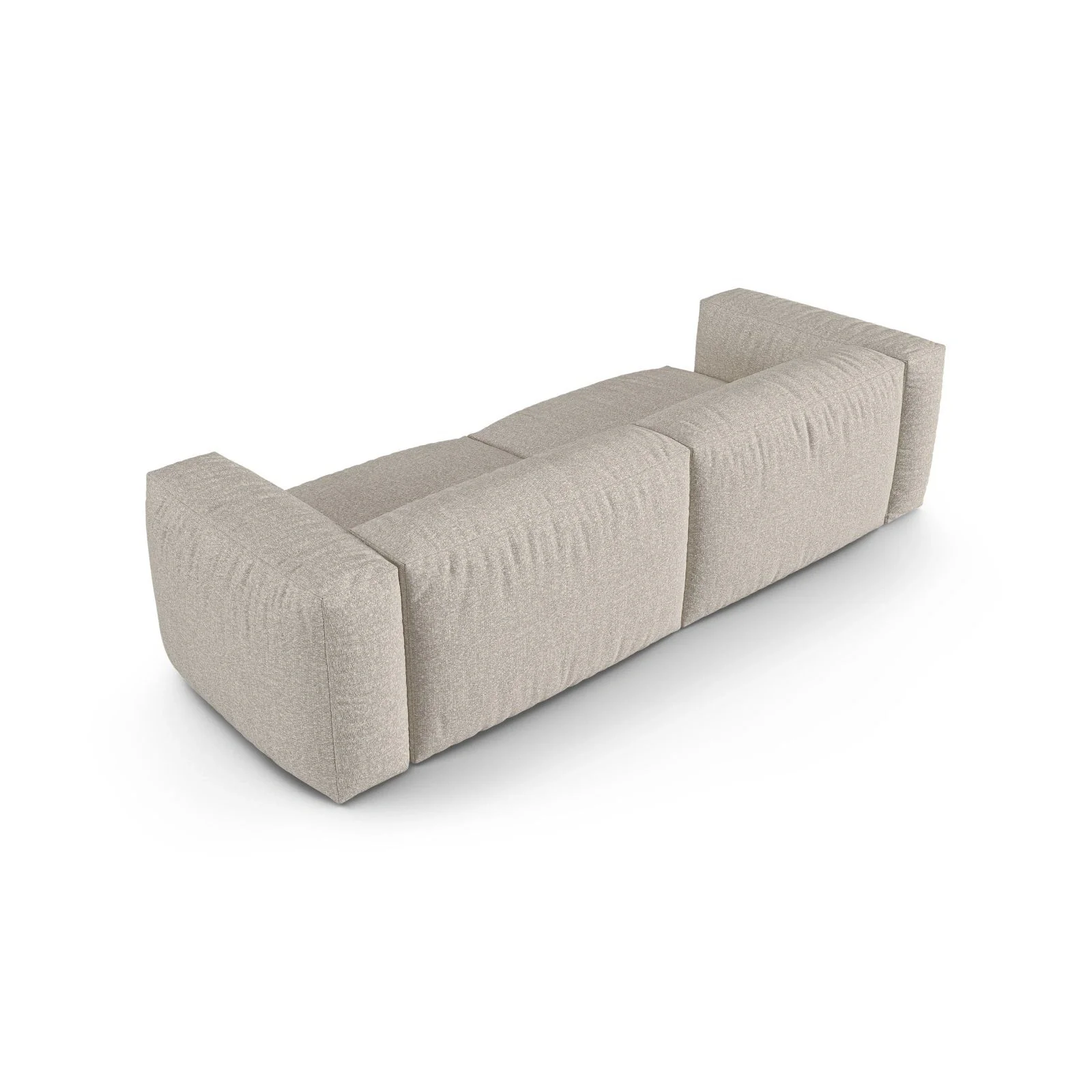 Martina 3-Sitzer Sofa, Sitztiefe 90 cm, aus Samt, Cord, Boucle oder Strukturstoff, 240x120 cm - Image 114