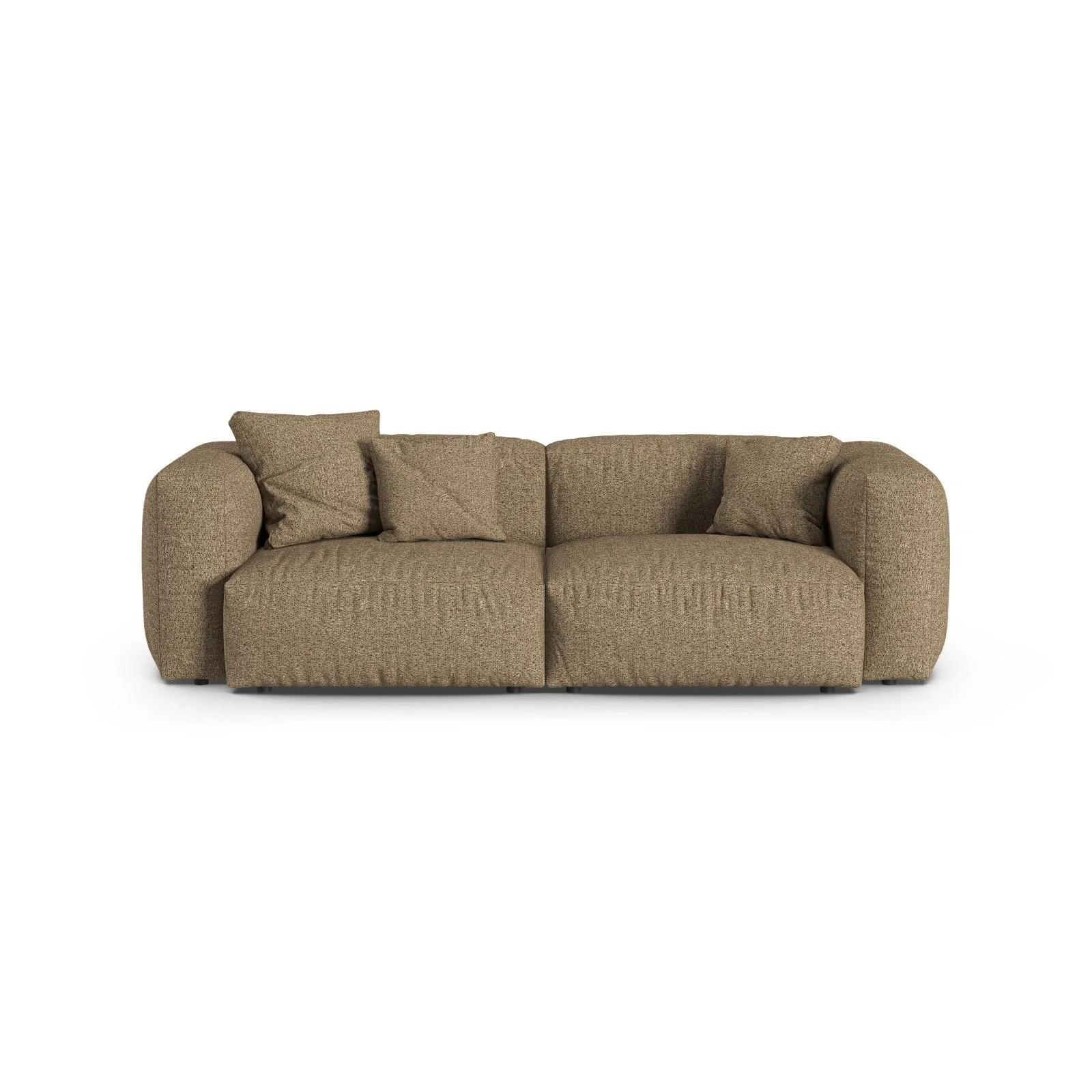 Martina 3-Sitzer Sofa, Sitztiefe 90 cm, aus Samt, Cord, Boucle oder Strukturstoff, 240x120 cm - Image 121