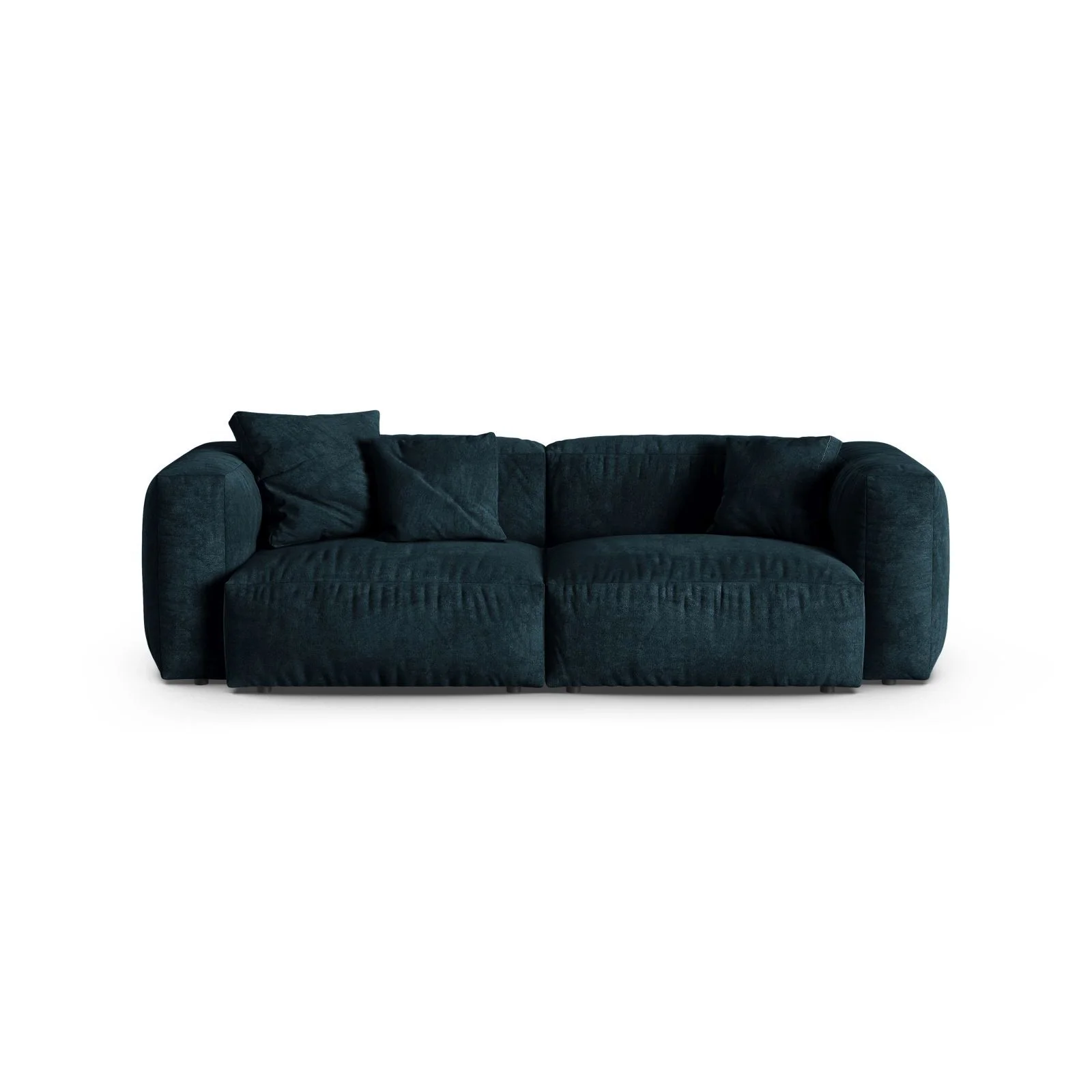 Martina 3-Sitzer Sofa, Sitztiefe 90 cm, aus Samt, Cord, Boucle oder Strukturstoff, 240x120 cm - Image 21