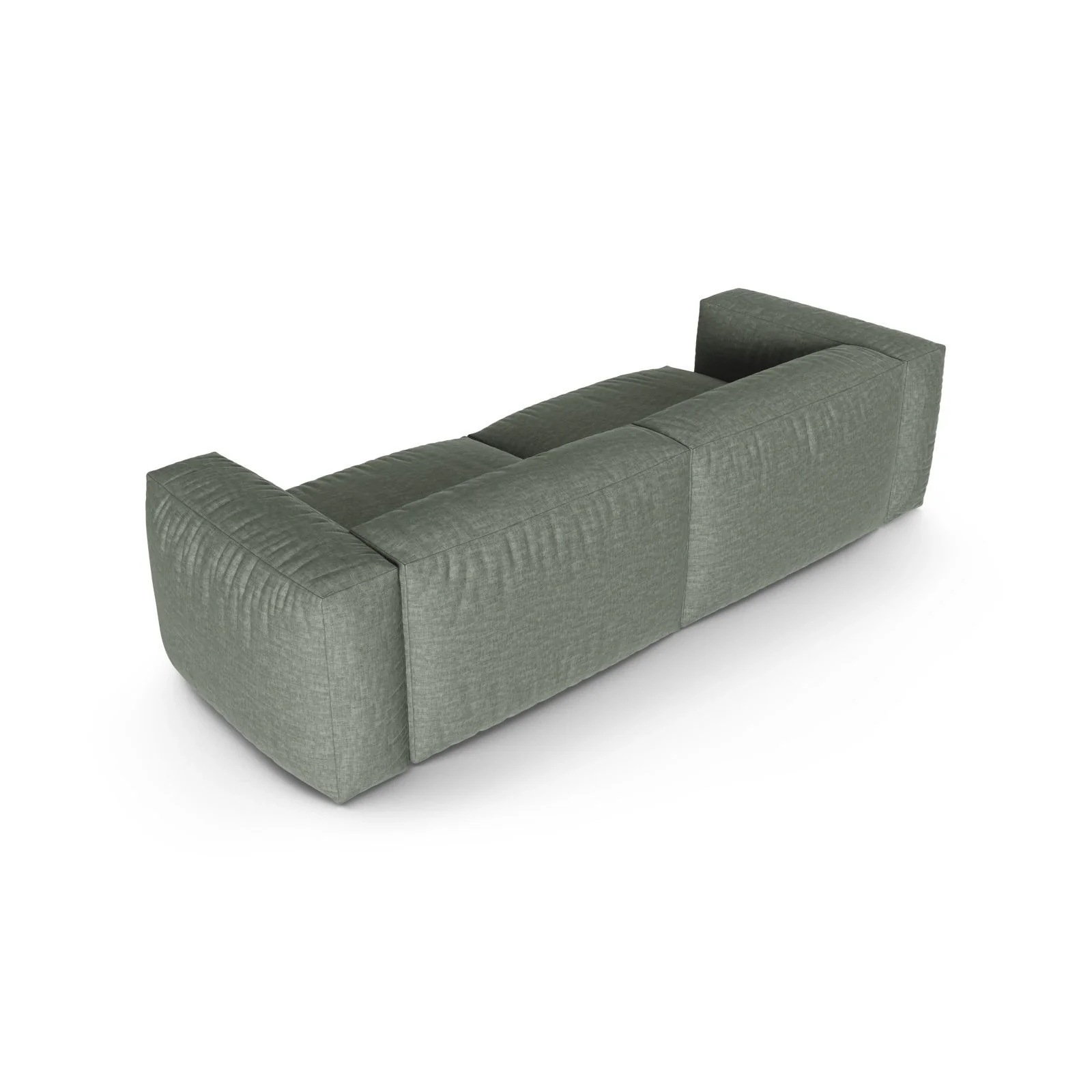 Martina 3-Sitzer Sofa, Sitztiefe 90 cm, aus Samt, Cord, Boucle oder Strukturstoff, 240x120 cm - Image 39